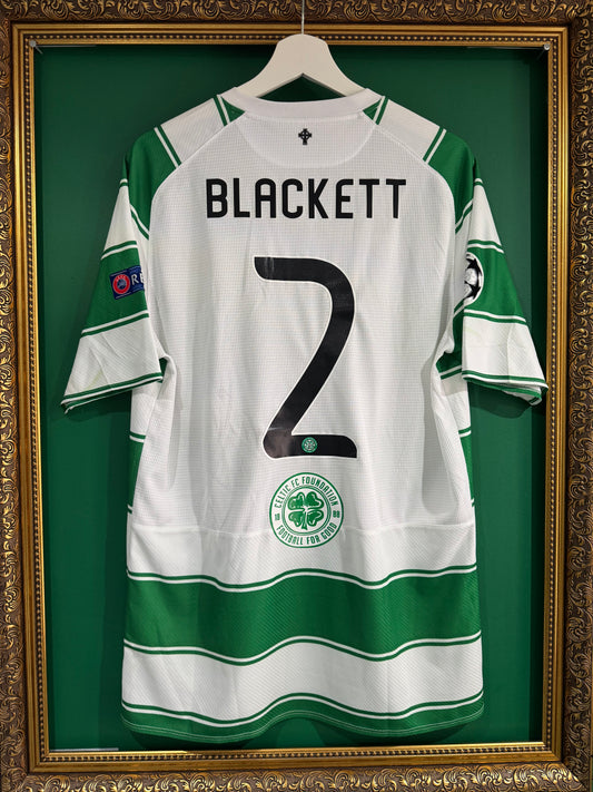 Celtic 2015/16 home shirt match prepared player spec large Blackett 2