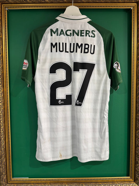 Celtic 2018/19 away shirt matchworn Mulumbu 27 medium player issue