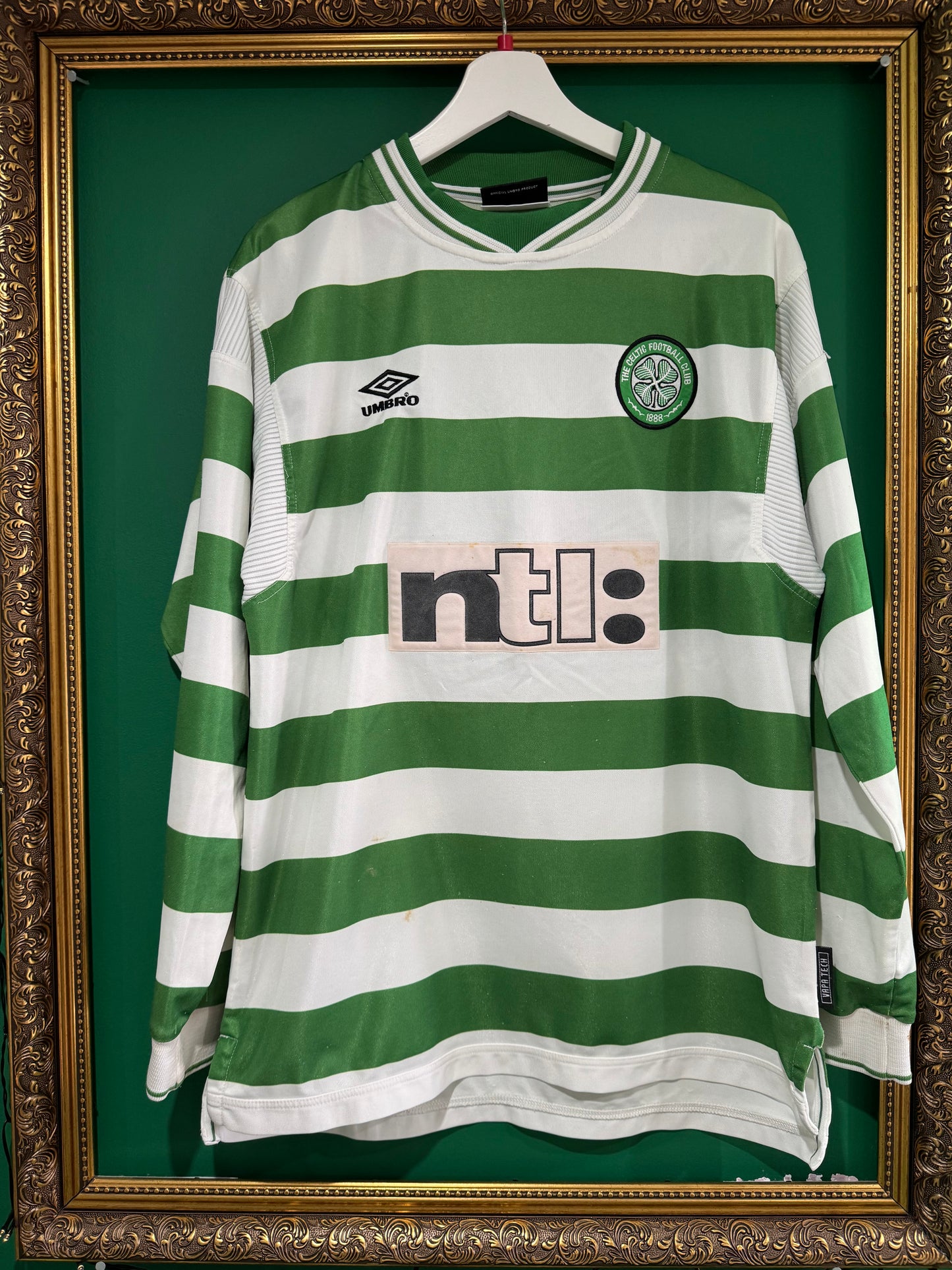 Celtic 1999/01 home shirt ls Large Moravcik 25