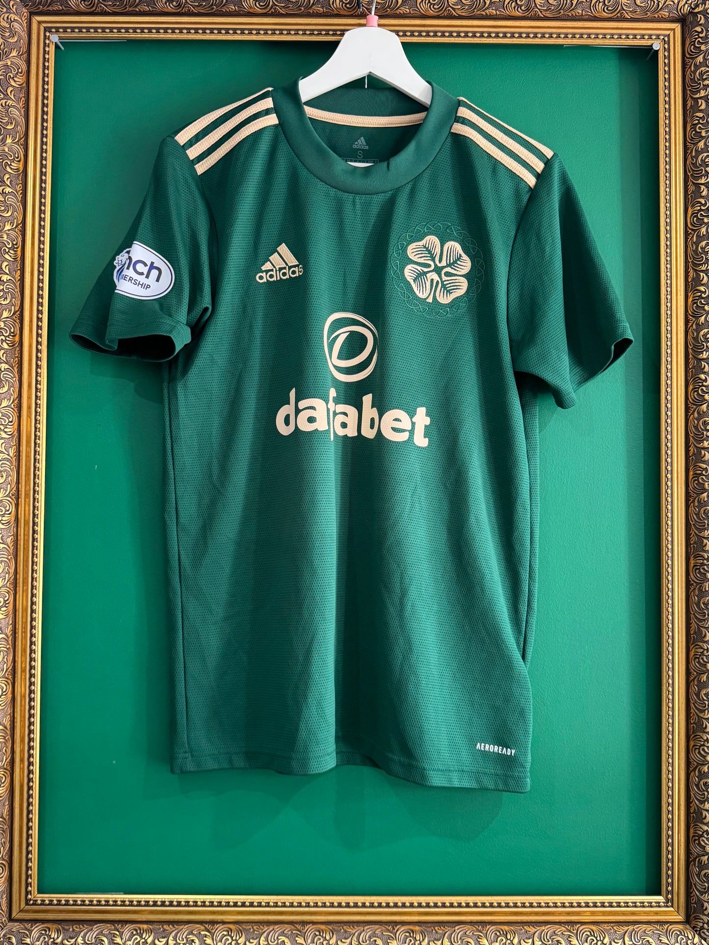 Celtic 2021/22 away shirt match prepared small Henderson 52