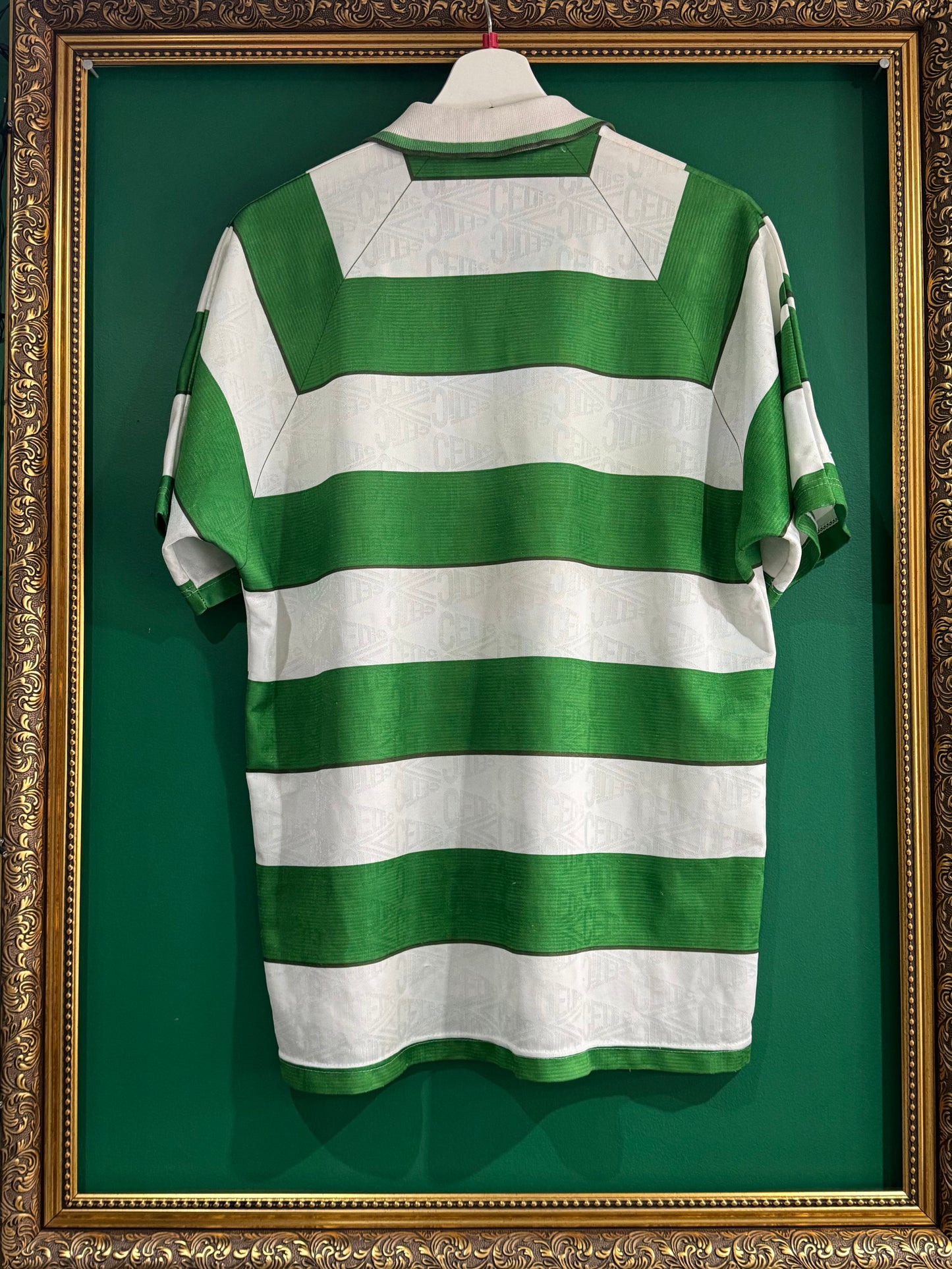 Celtic 1991/92 home shirt large 9/10
