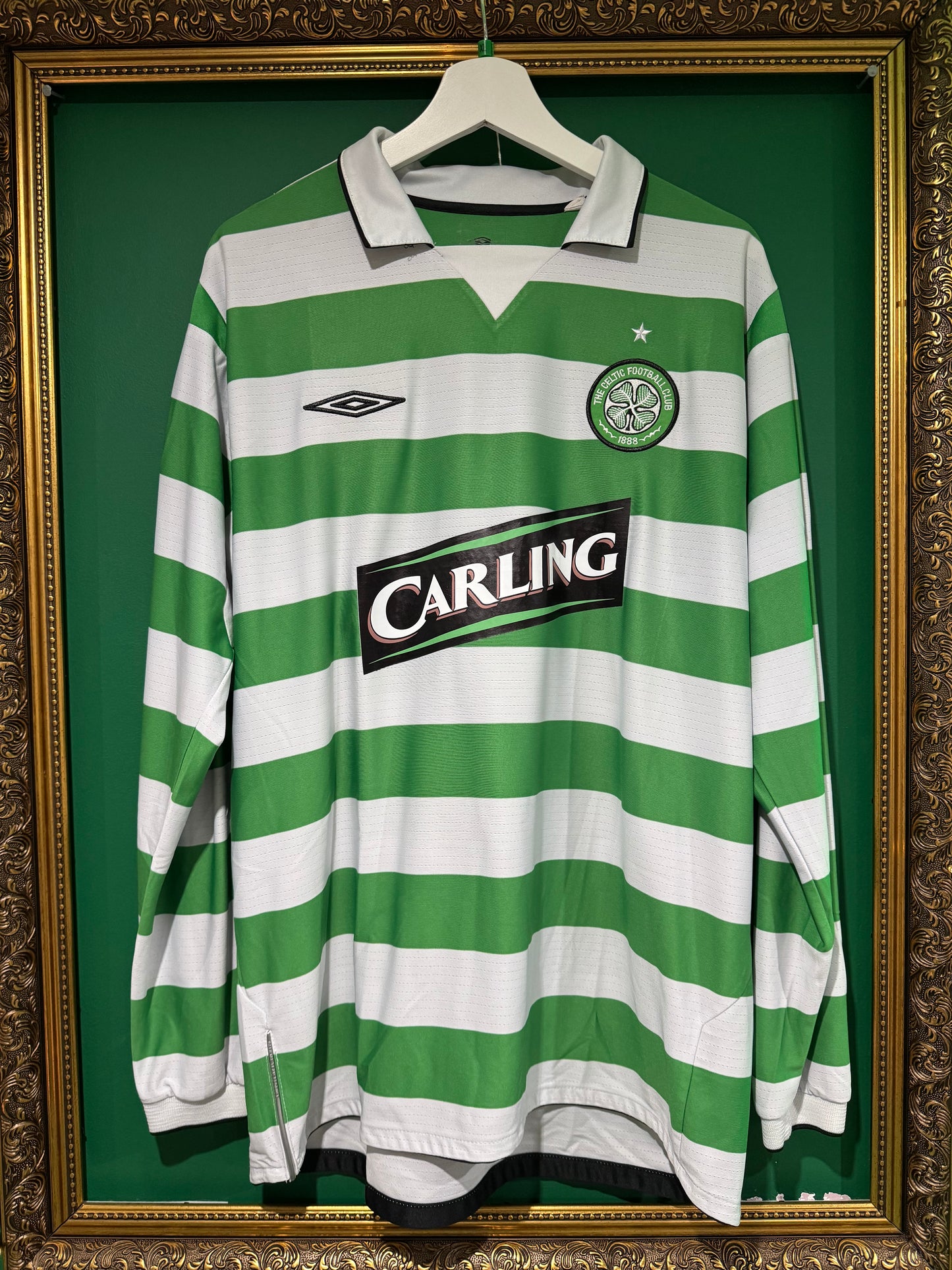 Celtic 2004/05 home xlarge ls Juninho 7