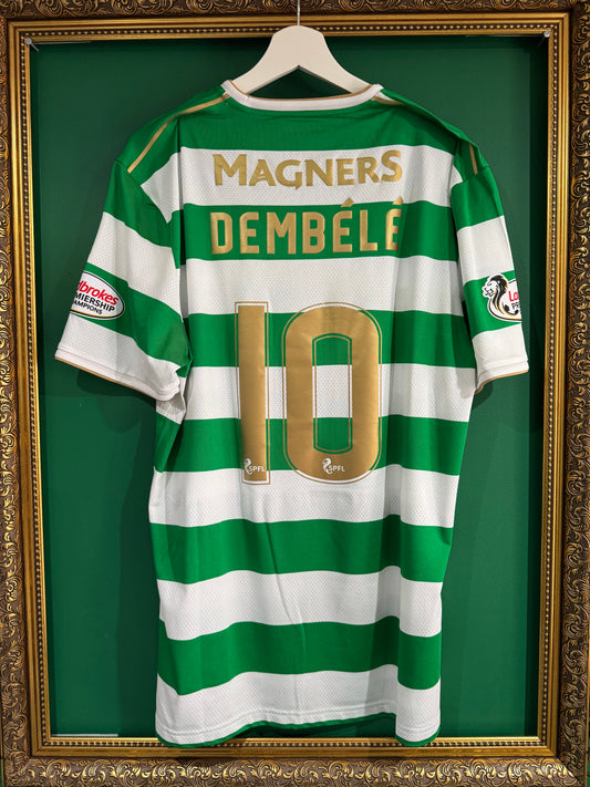 Celtic 2017/18 player issue home shirt xxl Dembele 10
