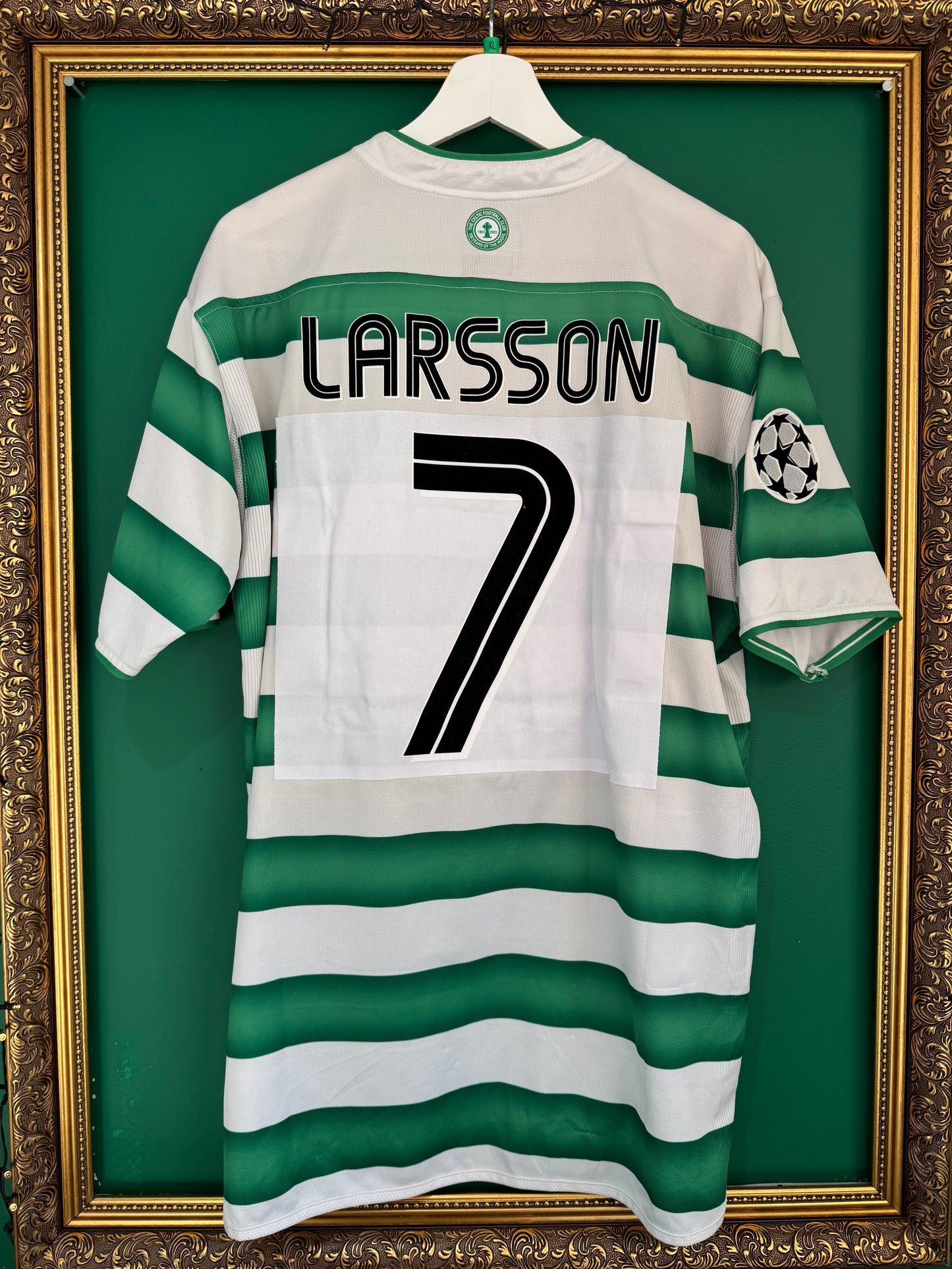 Celtic 2003/04 home xlarge Larsson 7
