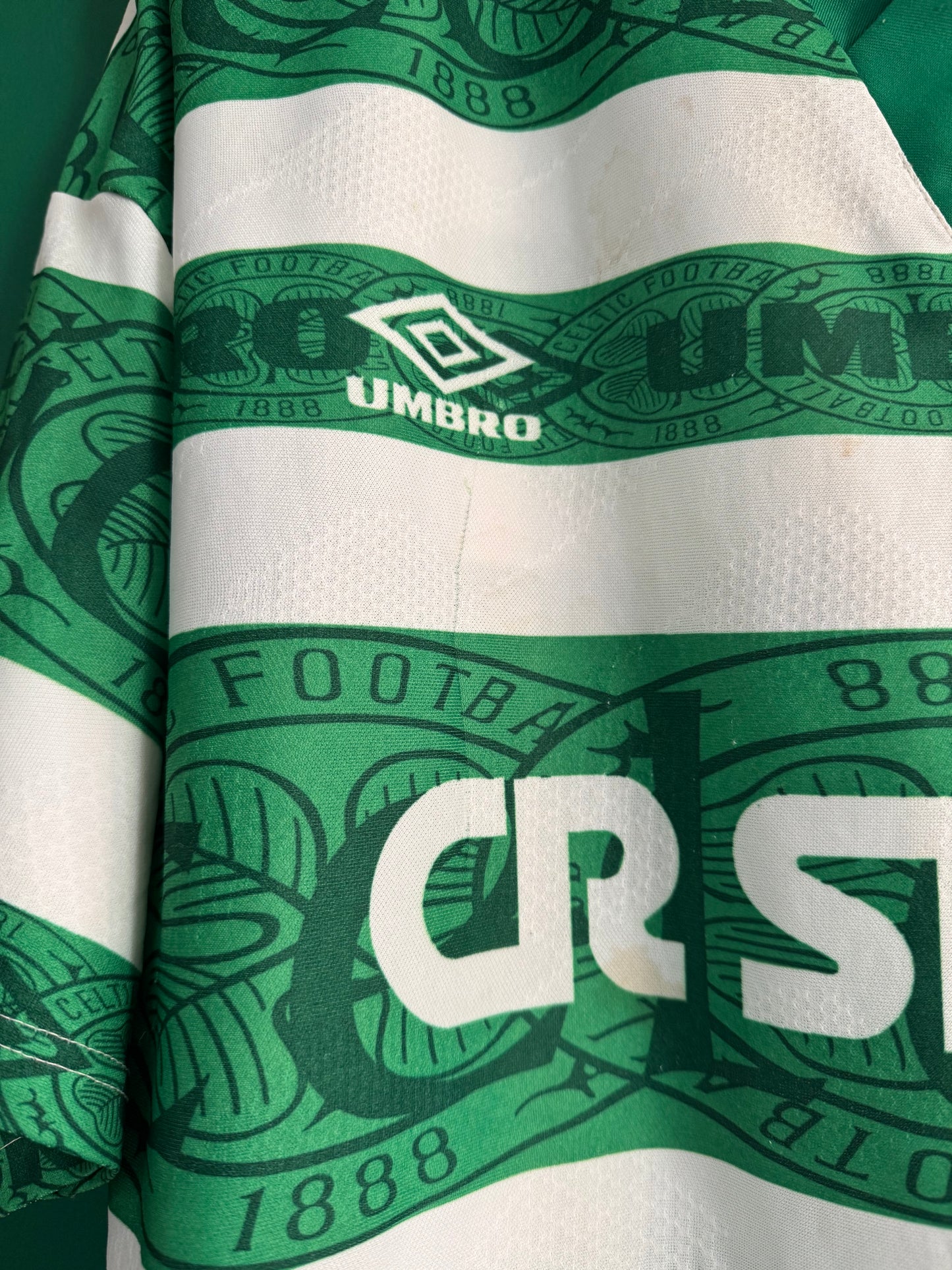 Celtic 1995/97 home shirt large 7 Di Canio
