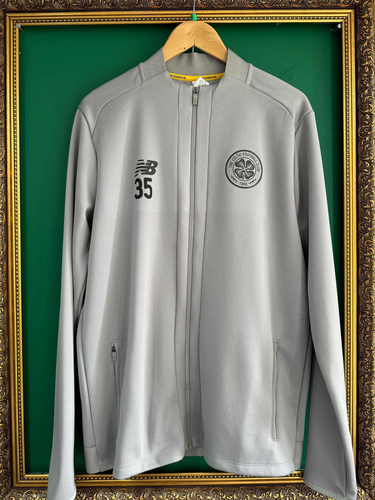 Player issue worn walkout jacket Kristoffer Ajer 35