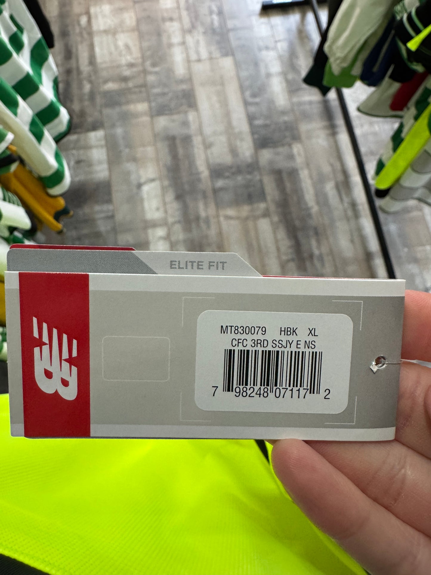 Celtic 2018/19 third xlarge player issue unsponsored BNWT