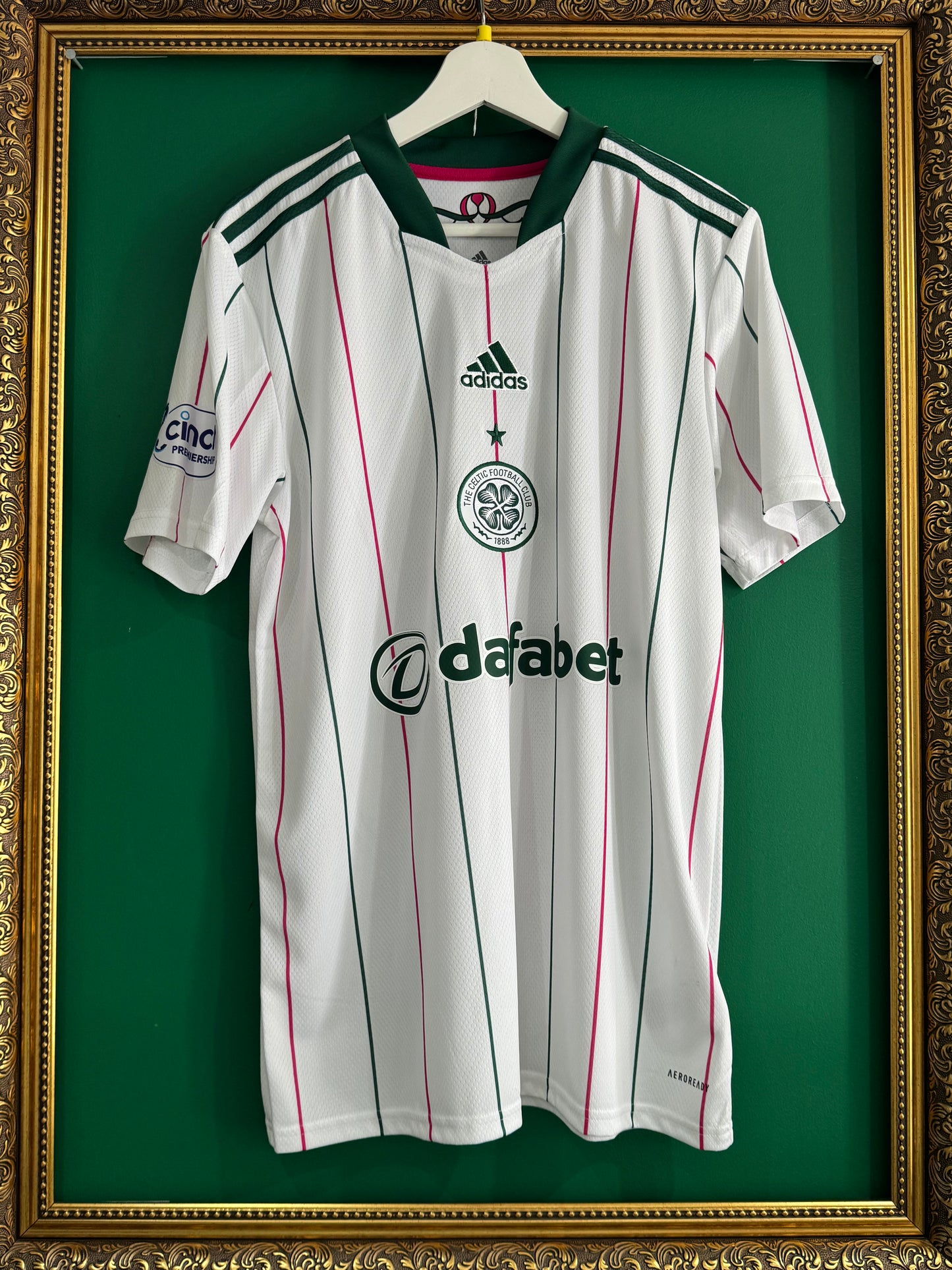 Celtic 2021/22 third shirt match prepared medium Edouard 22