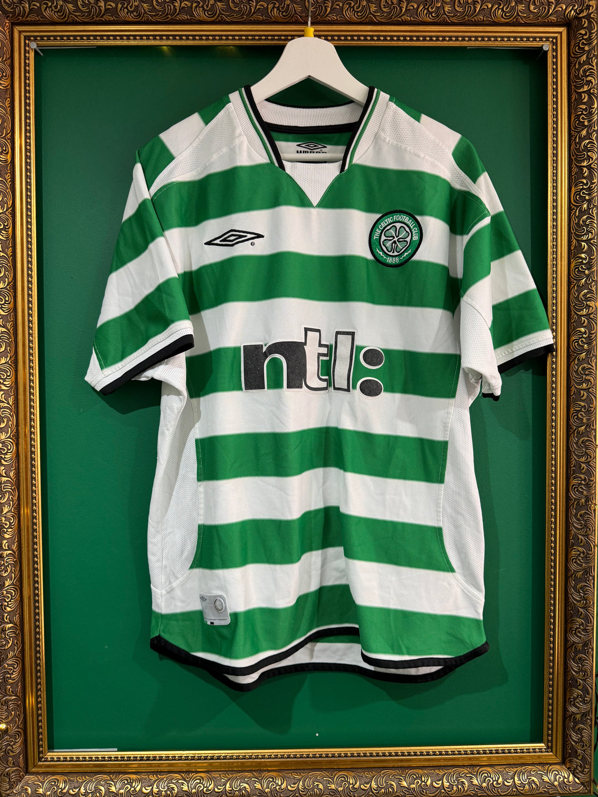 Celtic 2001/03 home shirt medium Valgaeren 5