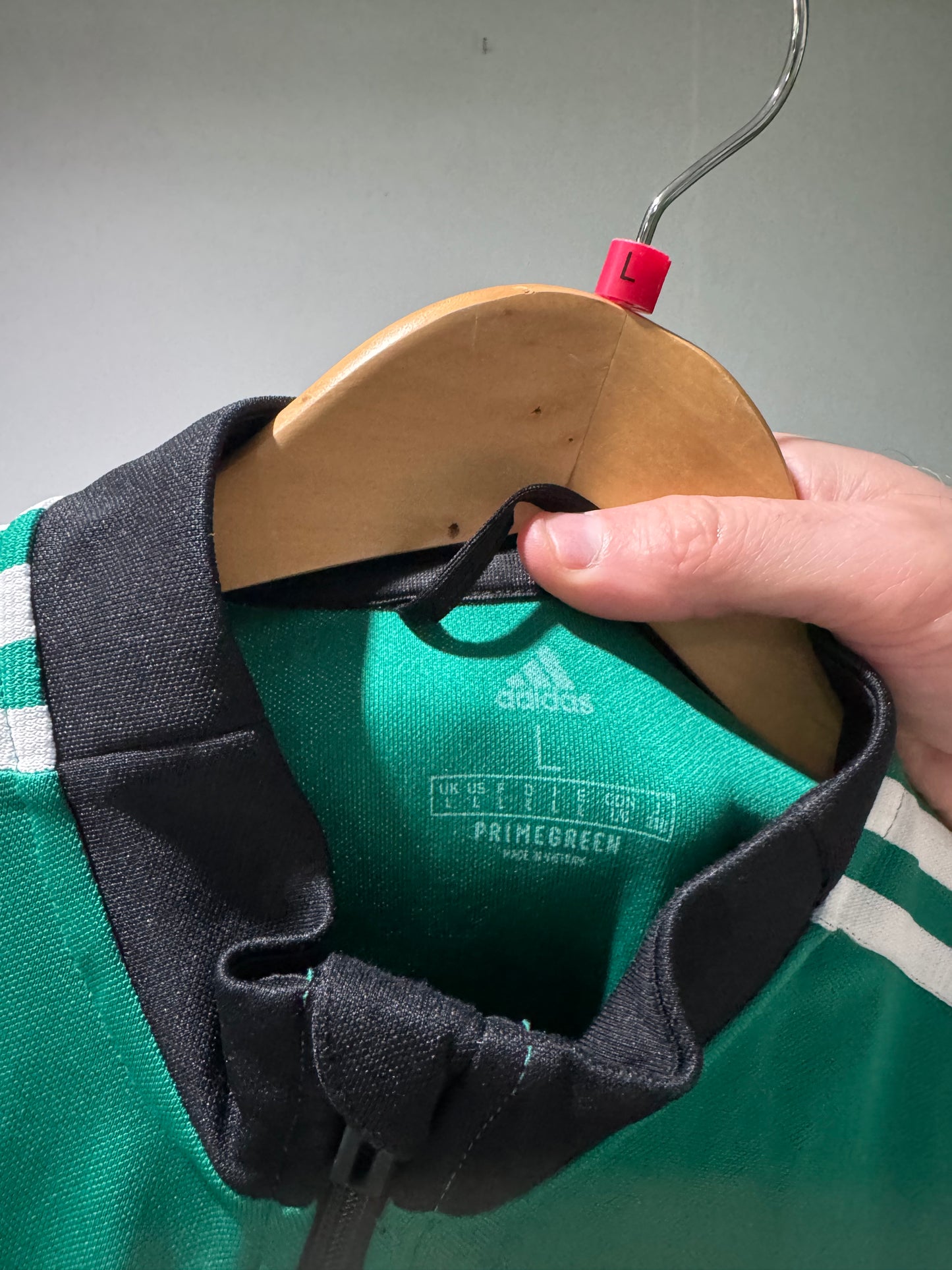 Celtic adidas originals track zipper top large
