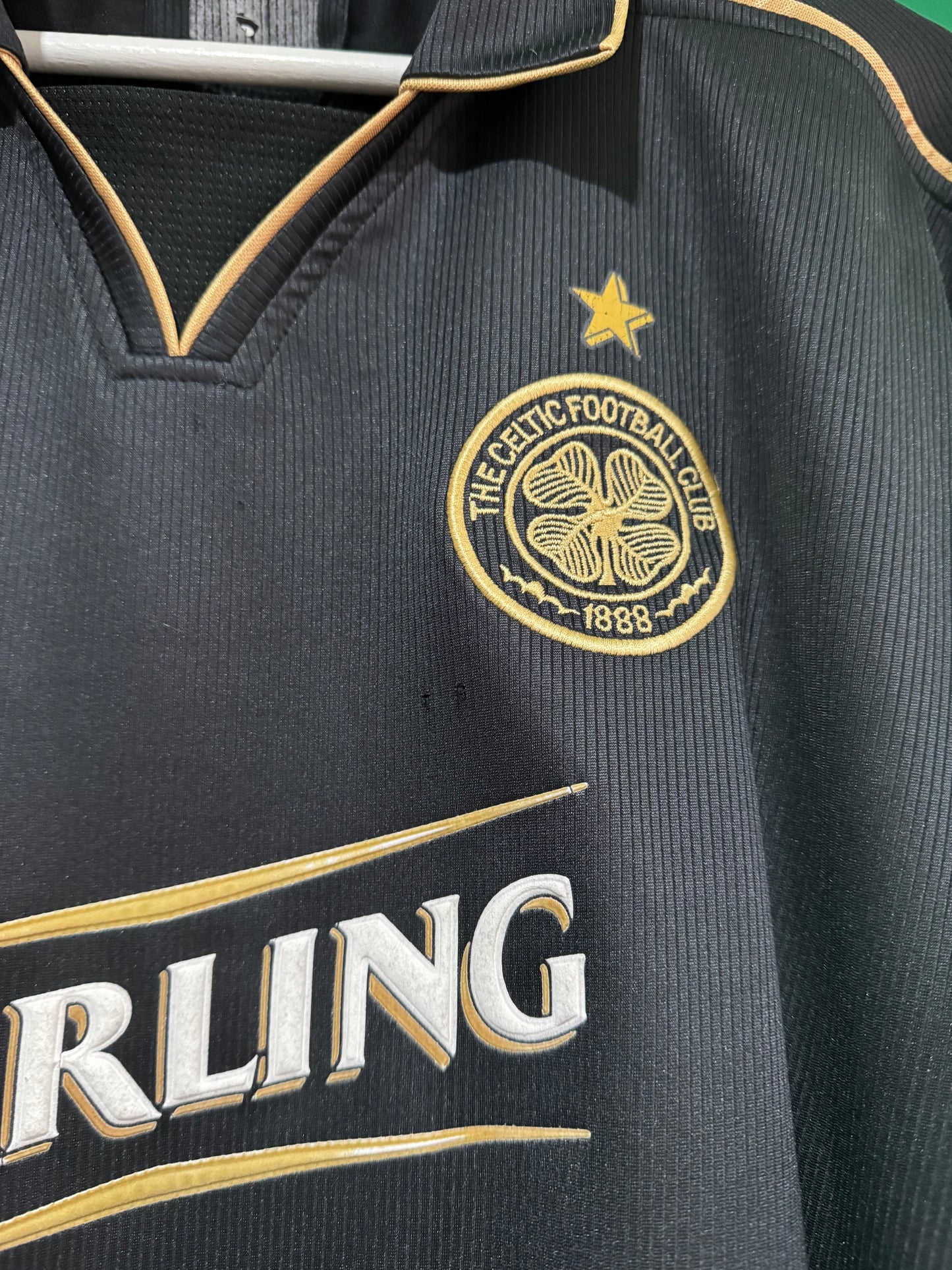 Celtic 2003/04 away shirt ls large