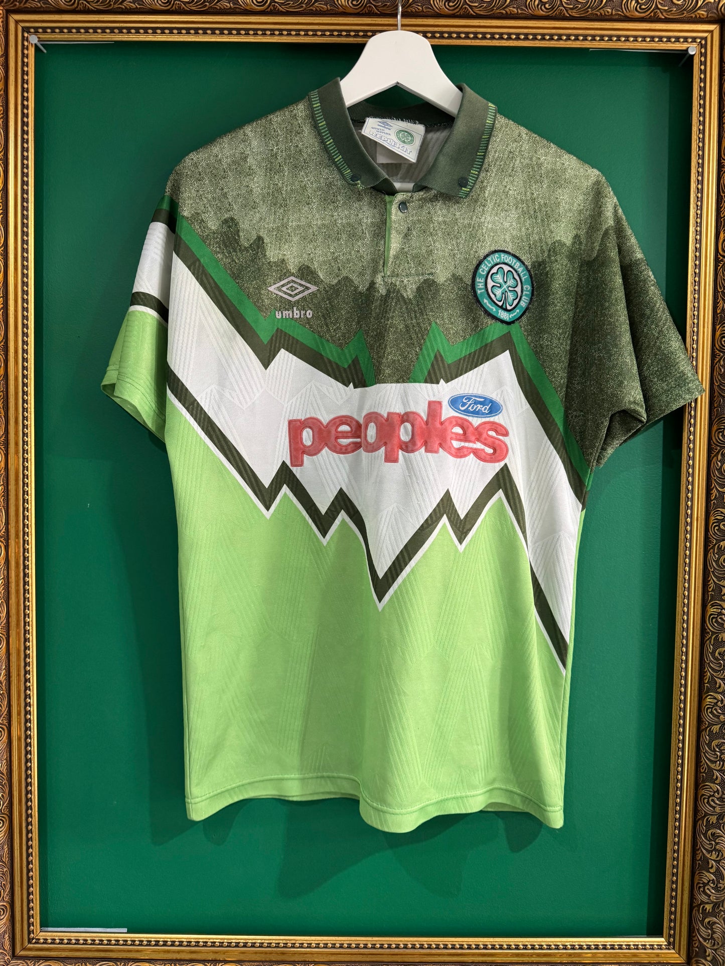 Celtic 1991/92 away shirt medium