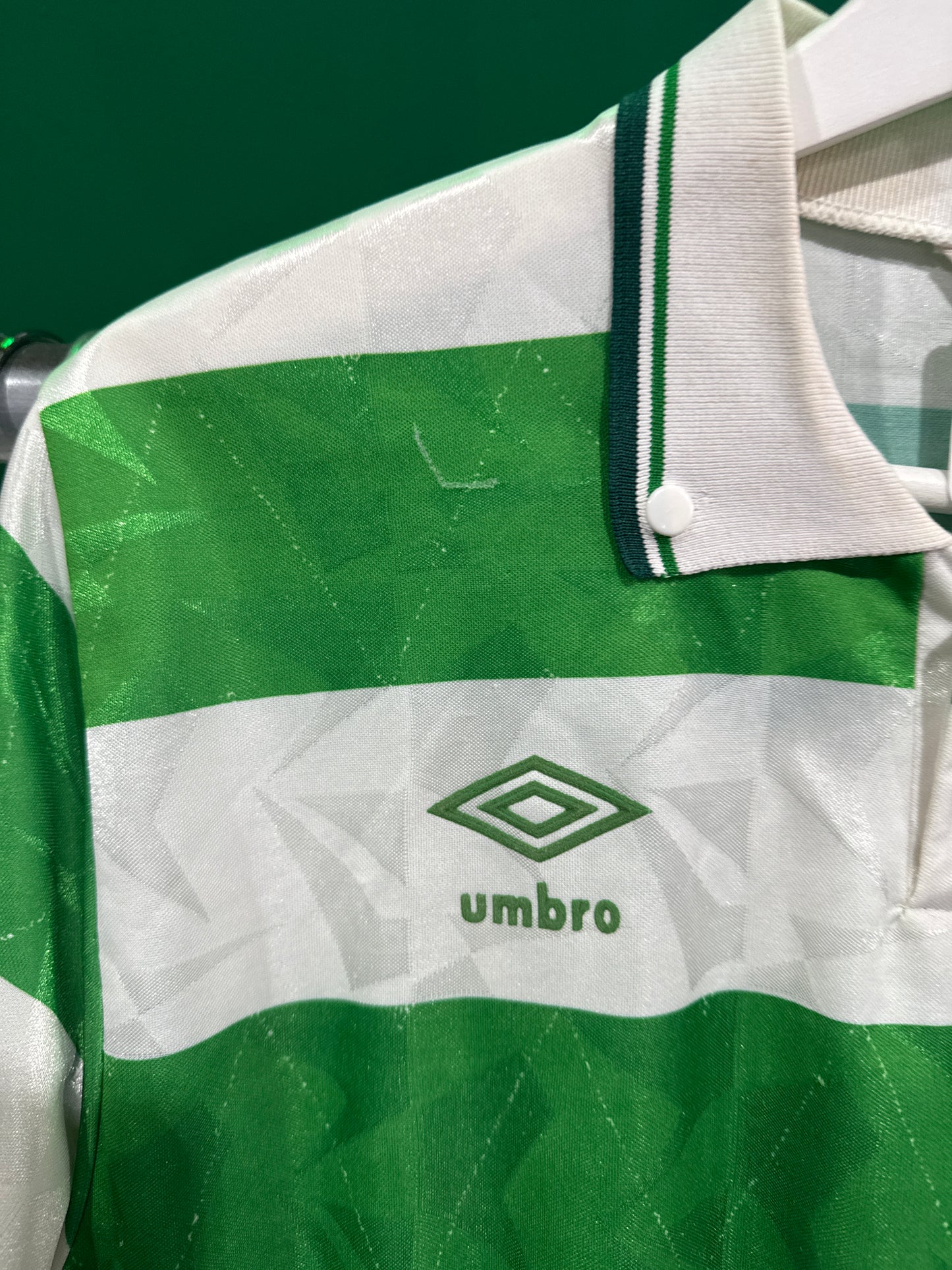 Celtic 1989/91 home shirt large