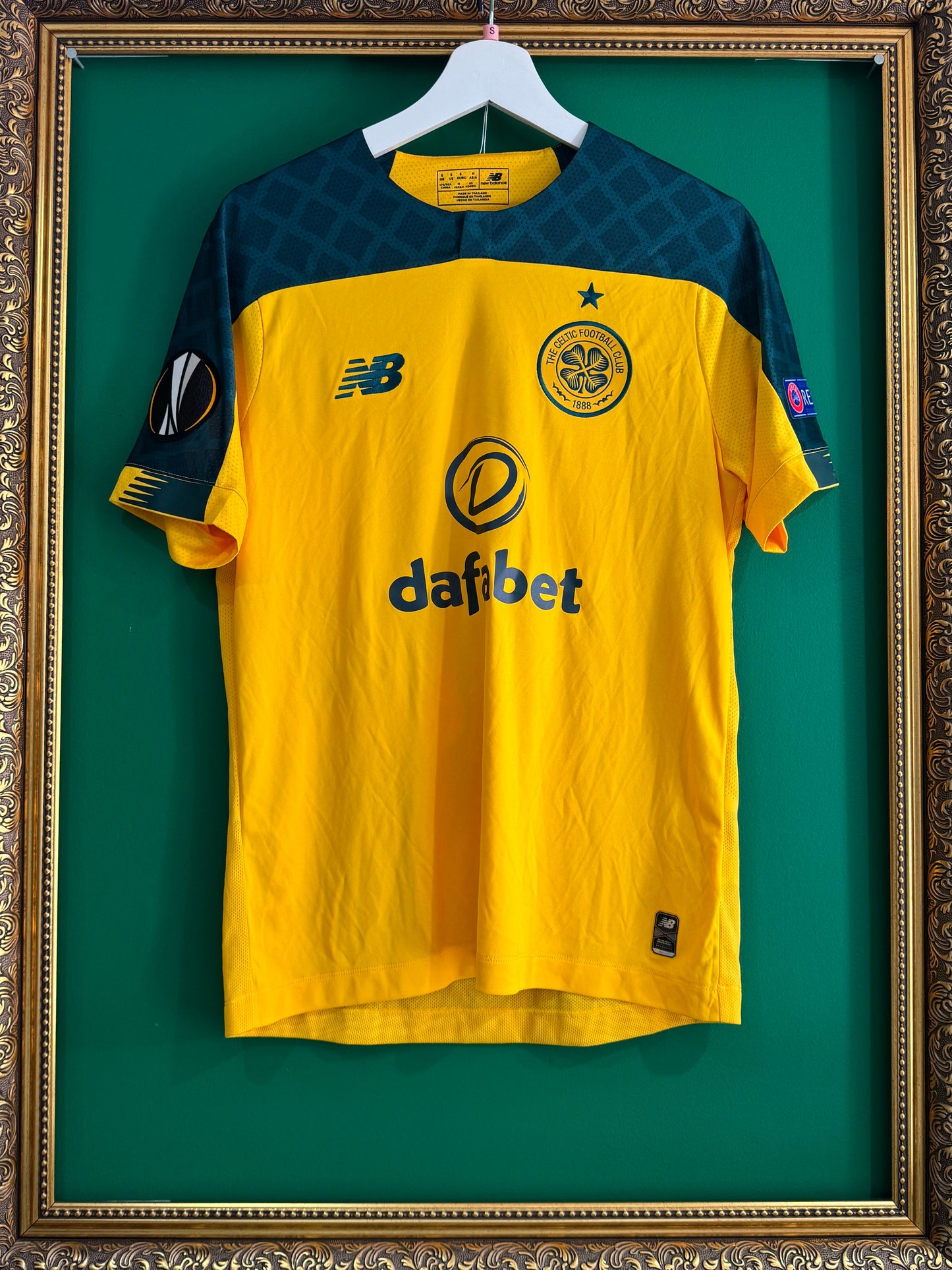Celtic 2019/20 away shirt match prepared small Henderson 52