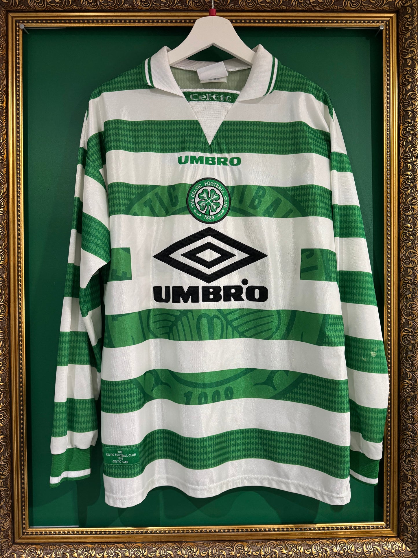 Celtic 1997/99 home shirt large ls Brattbakk 9