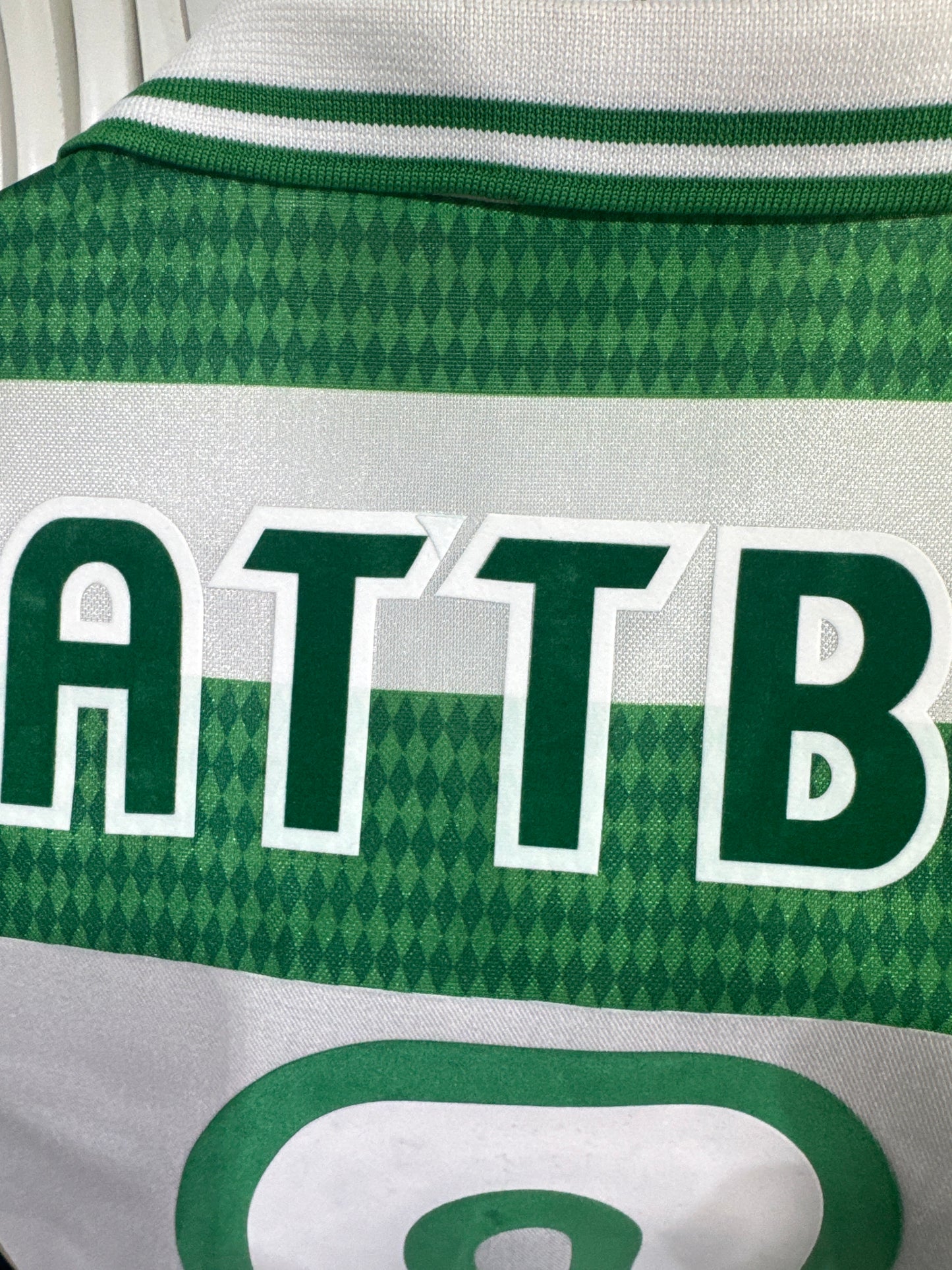 Celtic 1997/99 home shirt large ls Brattbakk 9