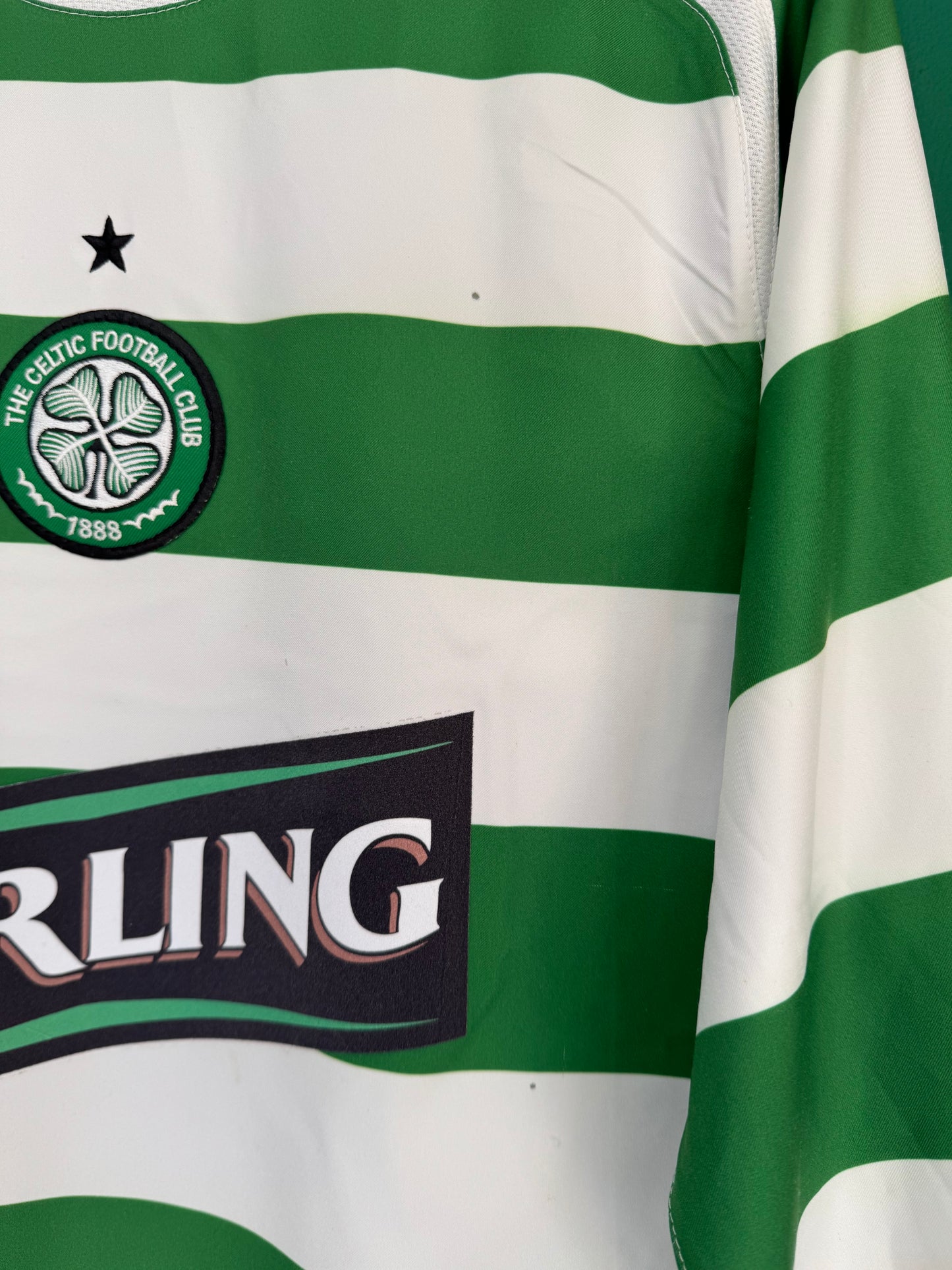 Celtic 2006/07 home small Ls Nakamura 25