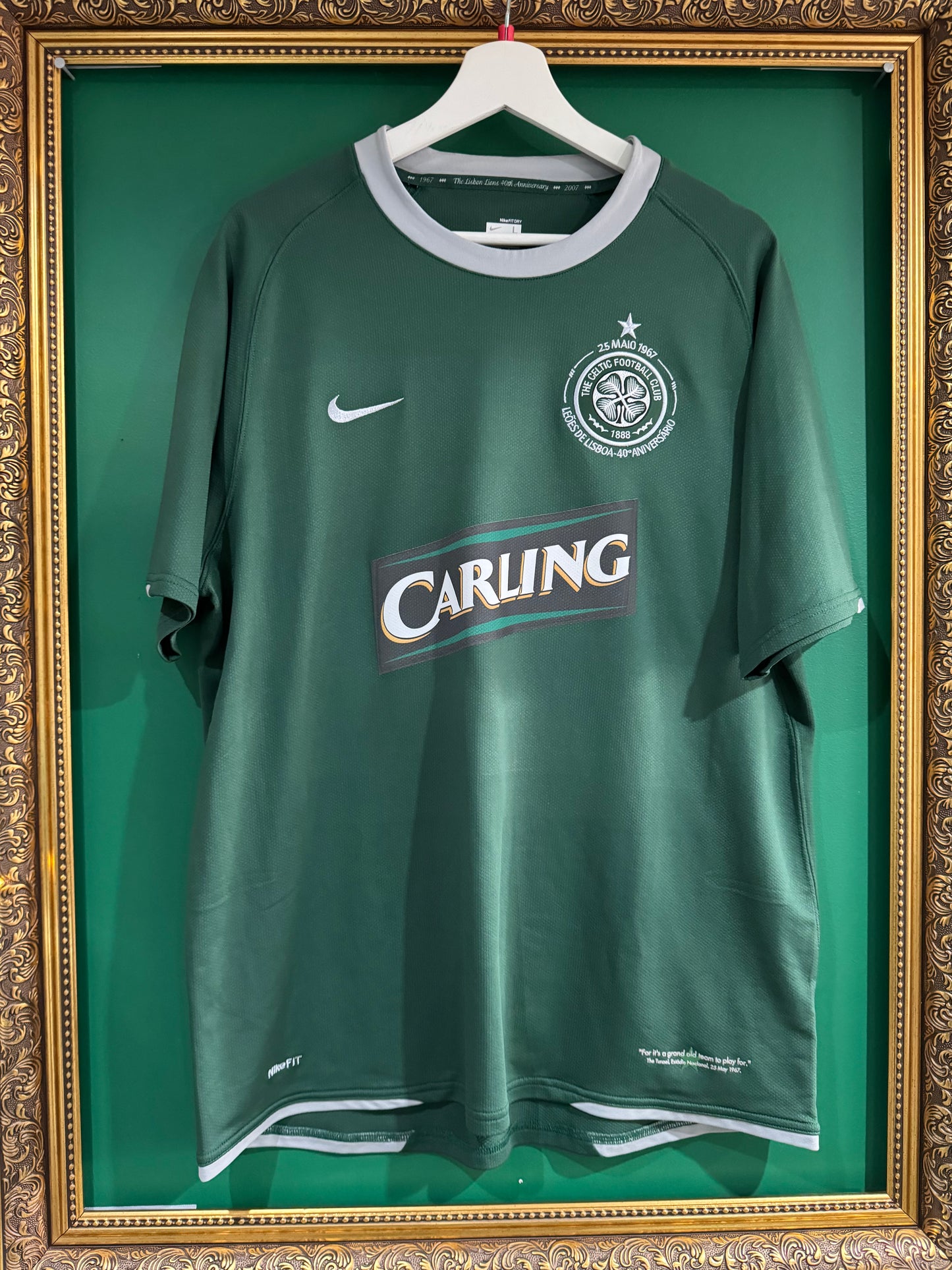 Celtic 2007/08 away shirt large Nakamura 25