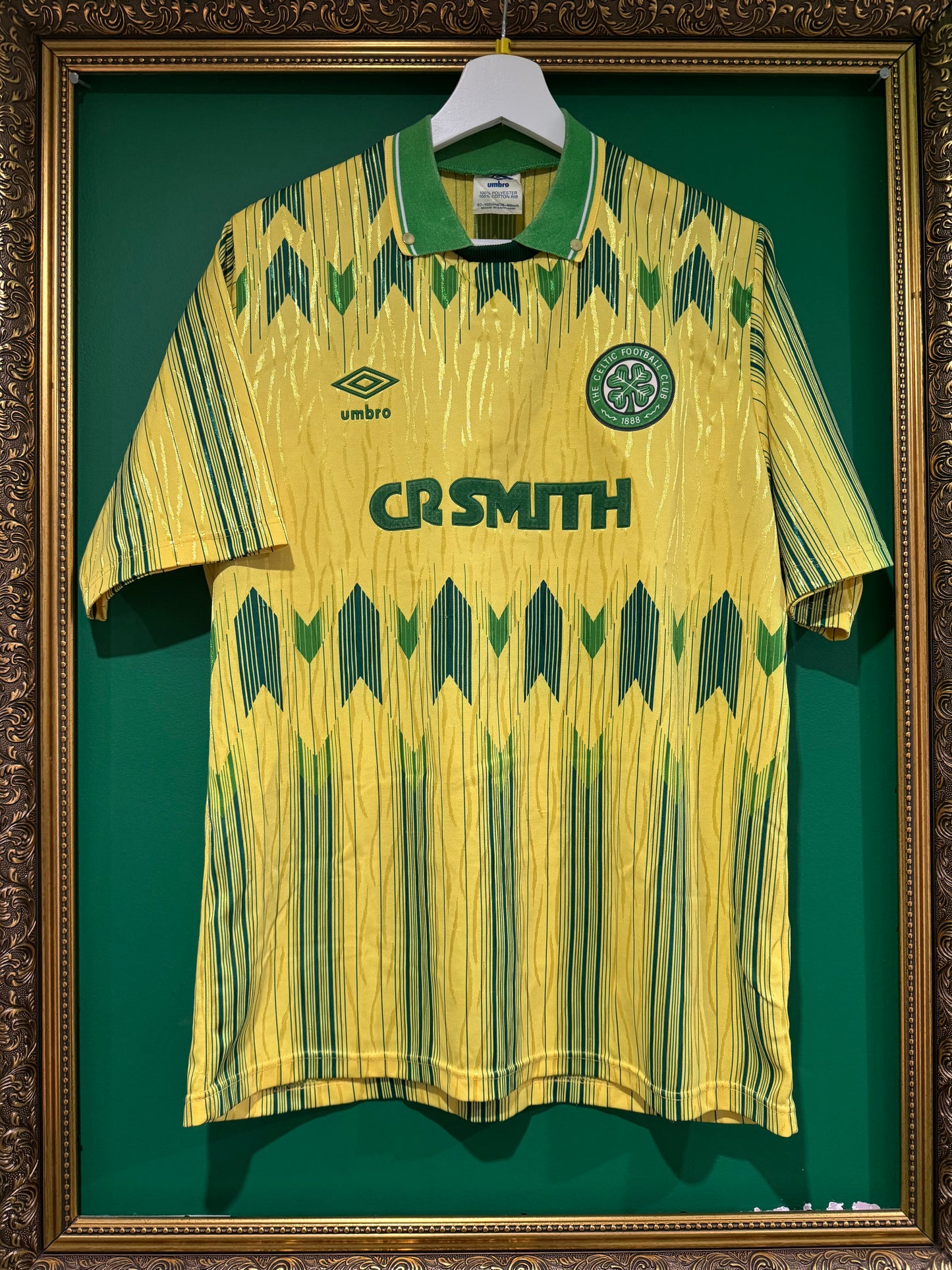 Celtic 1989/91 away shirt medium