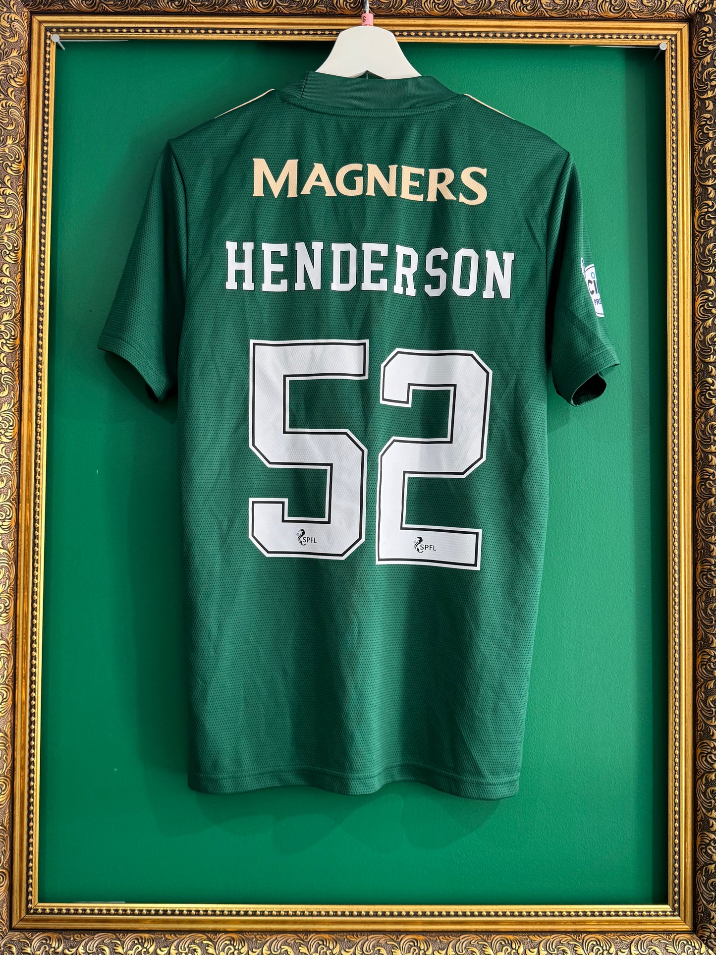 Celtic 2021/22 away shirt match prepared small Henderson 52
