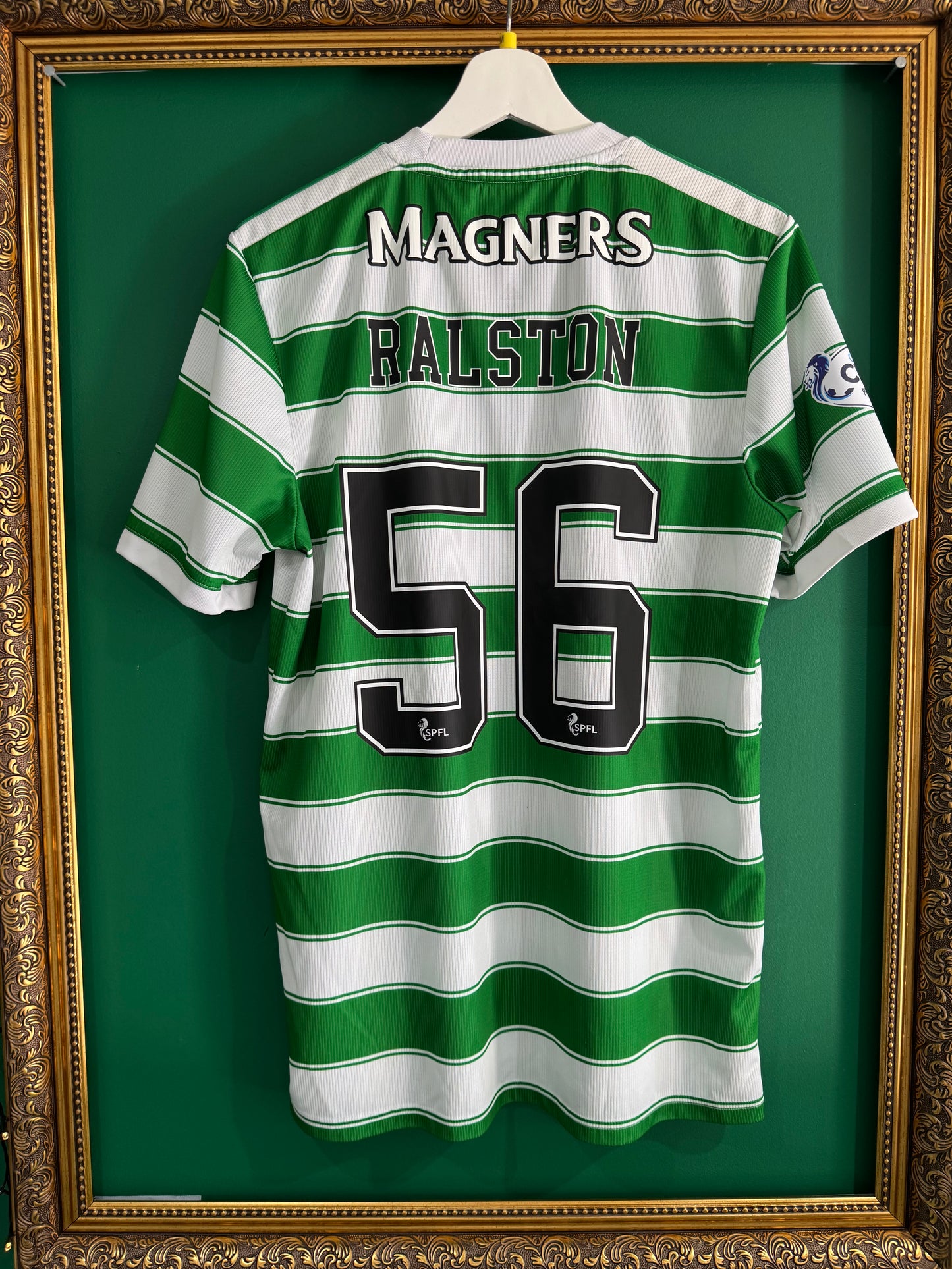 Celtic 2021/22 home medium Ralston 56 match issued
