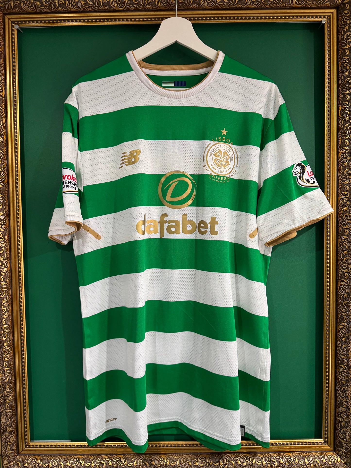 Celtic 2017/18 player issue home shirt xxl Brown 8