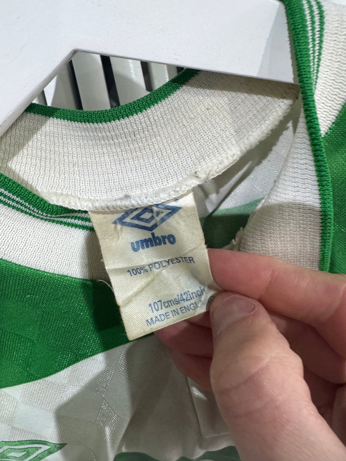 Celtic 1987/89 home shirt large