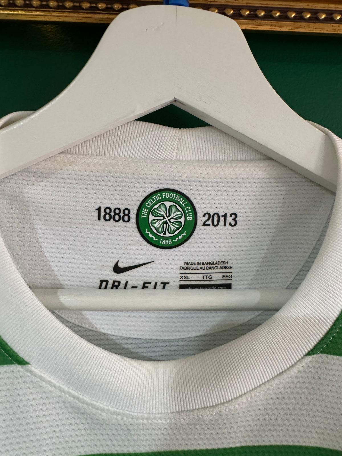 Celtic 2012/13 home player match issue home shirt xxl ls 15