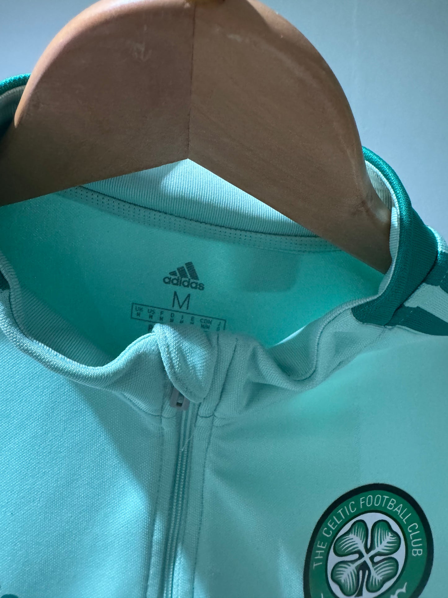 Celtic adidas track zip top medium