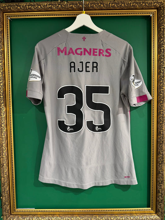 Celtic 2019/20 third shirt medium Ajer 35 match prepared player issue