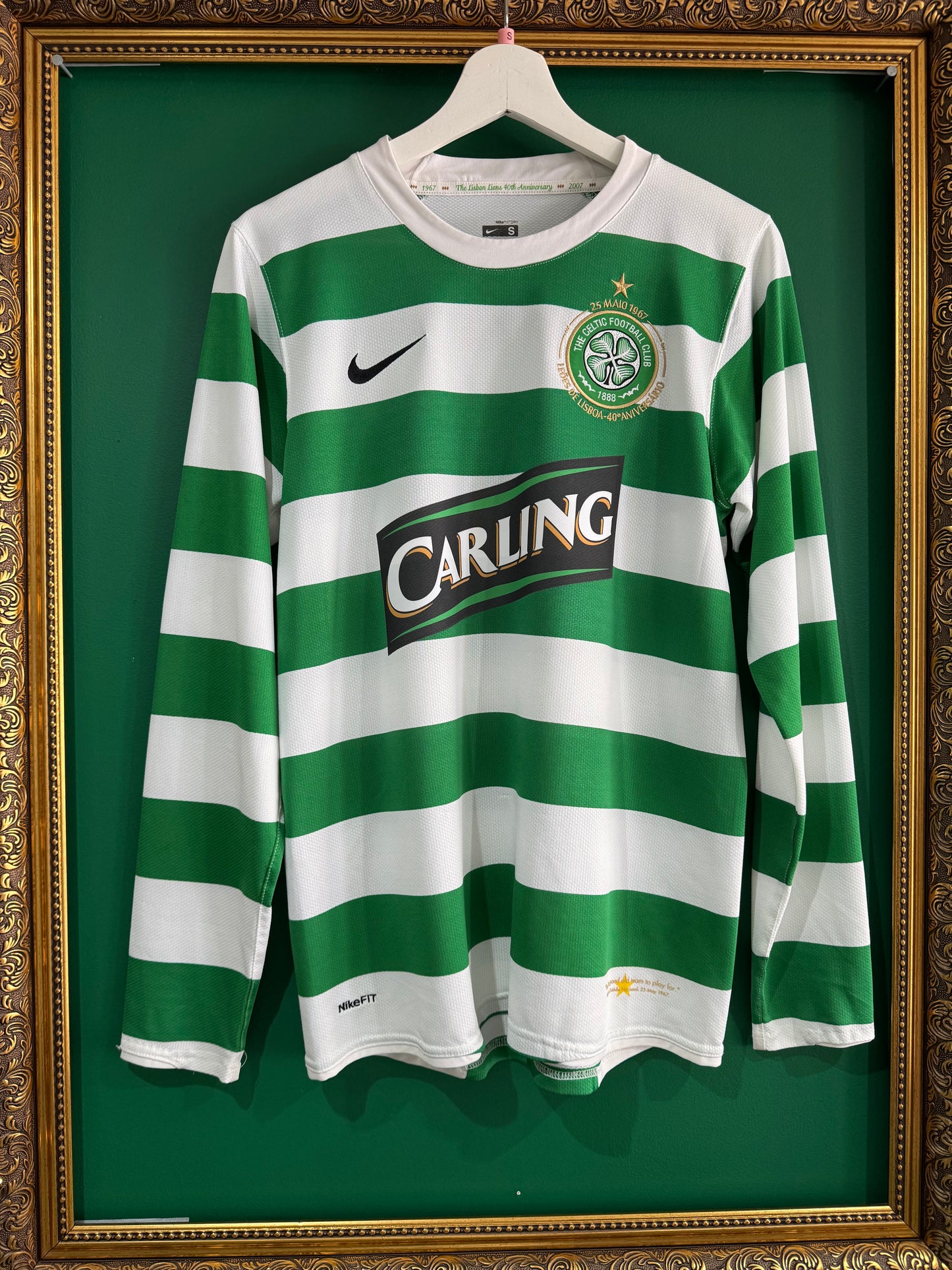 Celtic 2007/08 home shirt small Nakamura 25