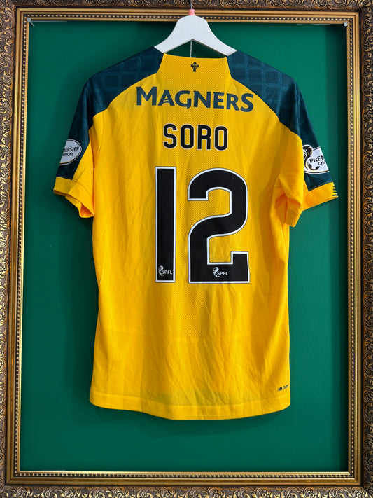 Celtic 2019/20 away shirt match prepared small Soro 12