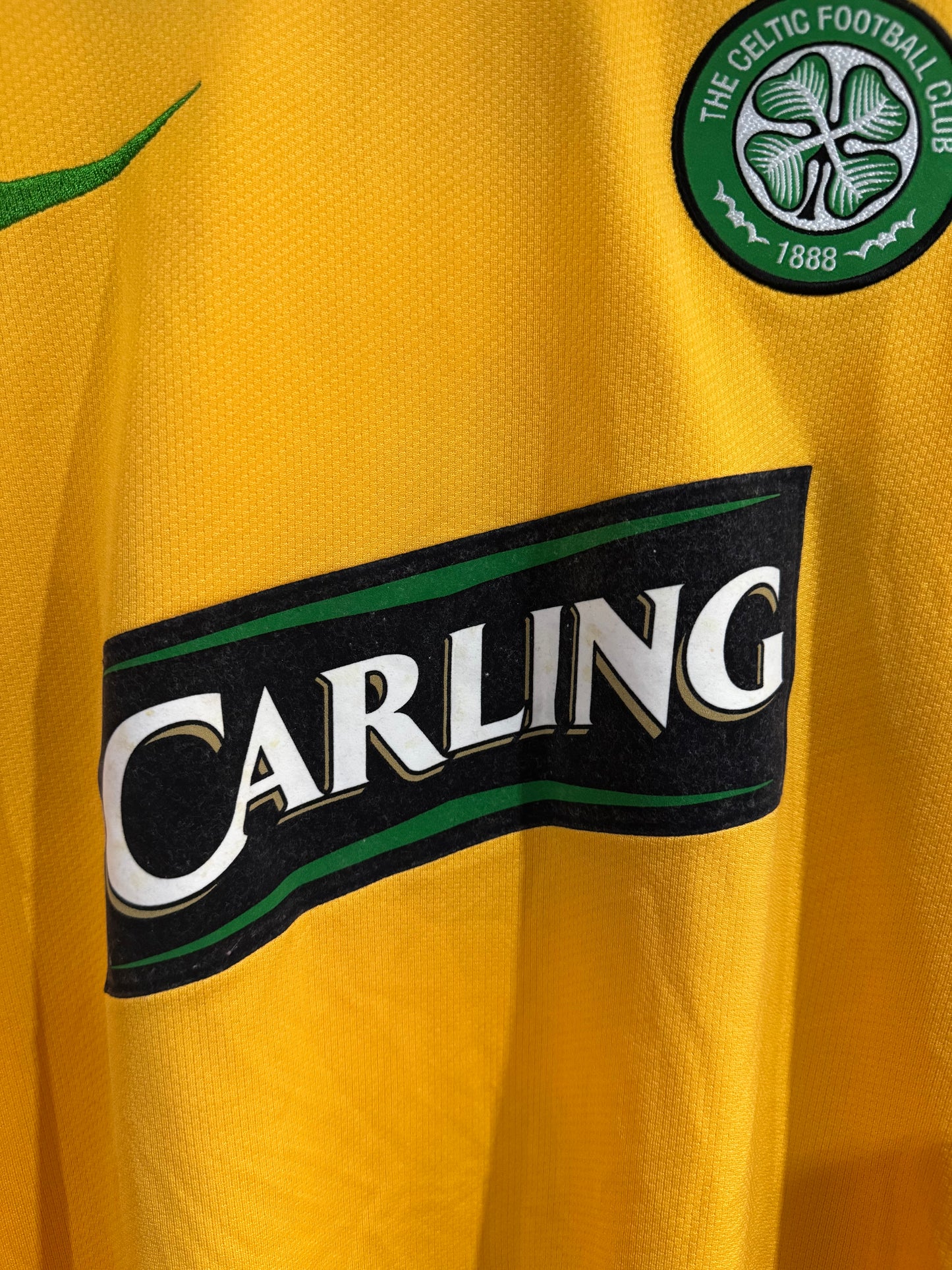 Celtic 2008/09 away shirt large Samaras 9