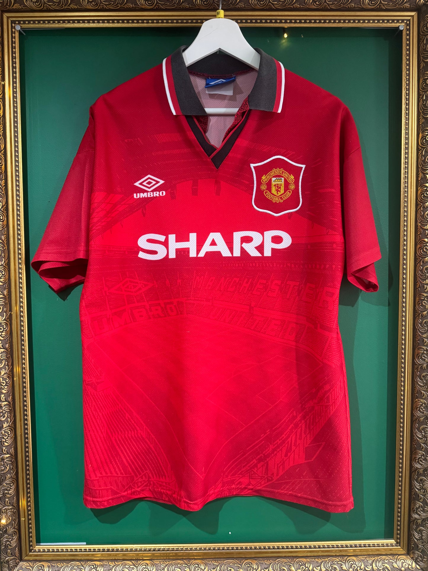Manchester United 1994/96 home shirt medium Cantona 7