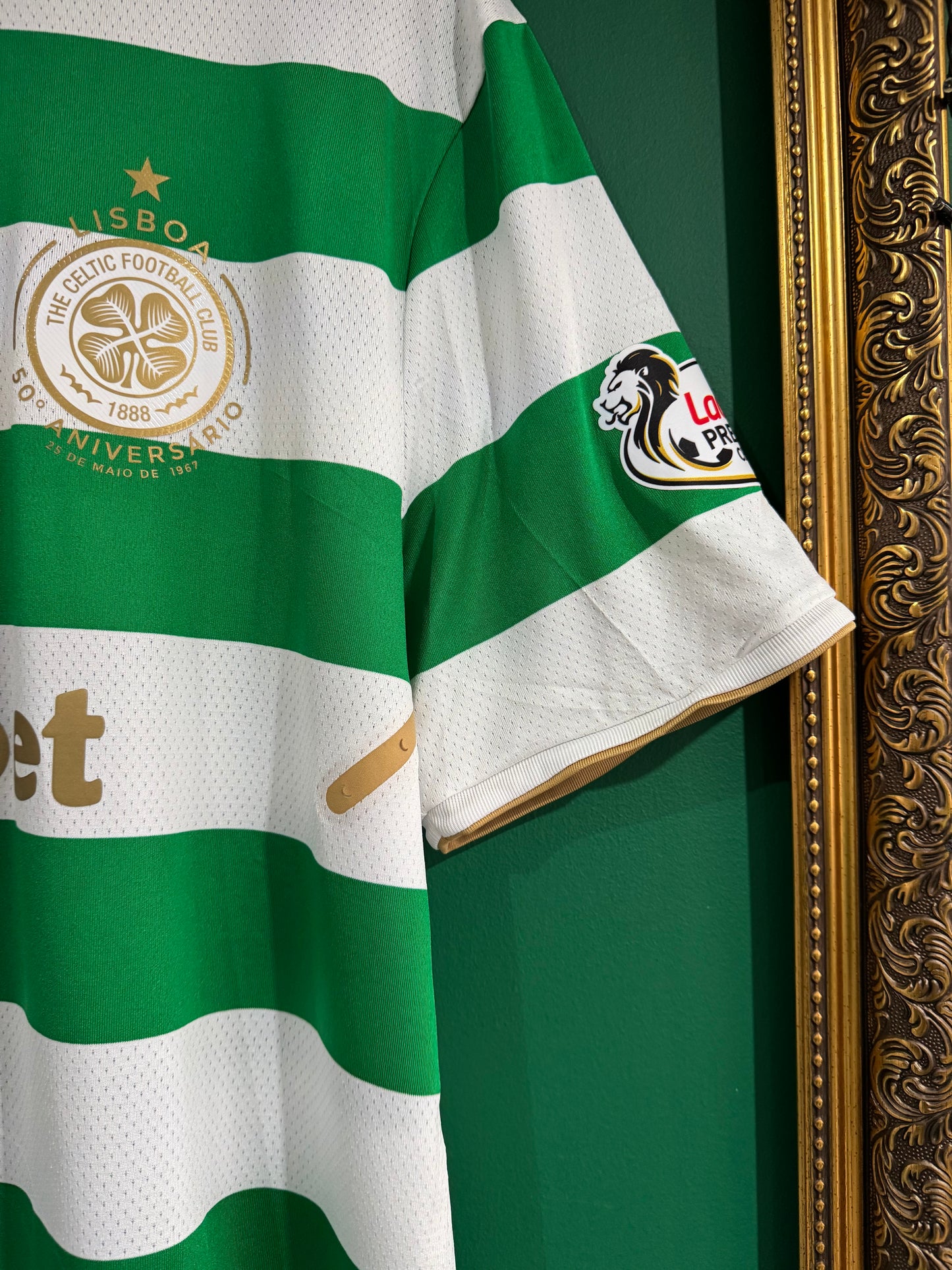 Celtic 2017/18 player issue home shirt xxl Brown 8