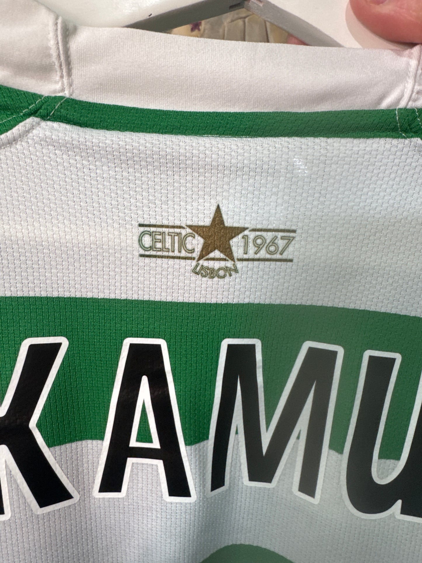 Celtic 2007/08 home large Nakamura 25 ls