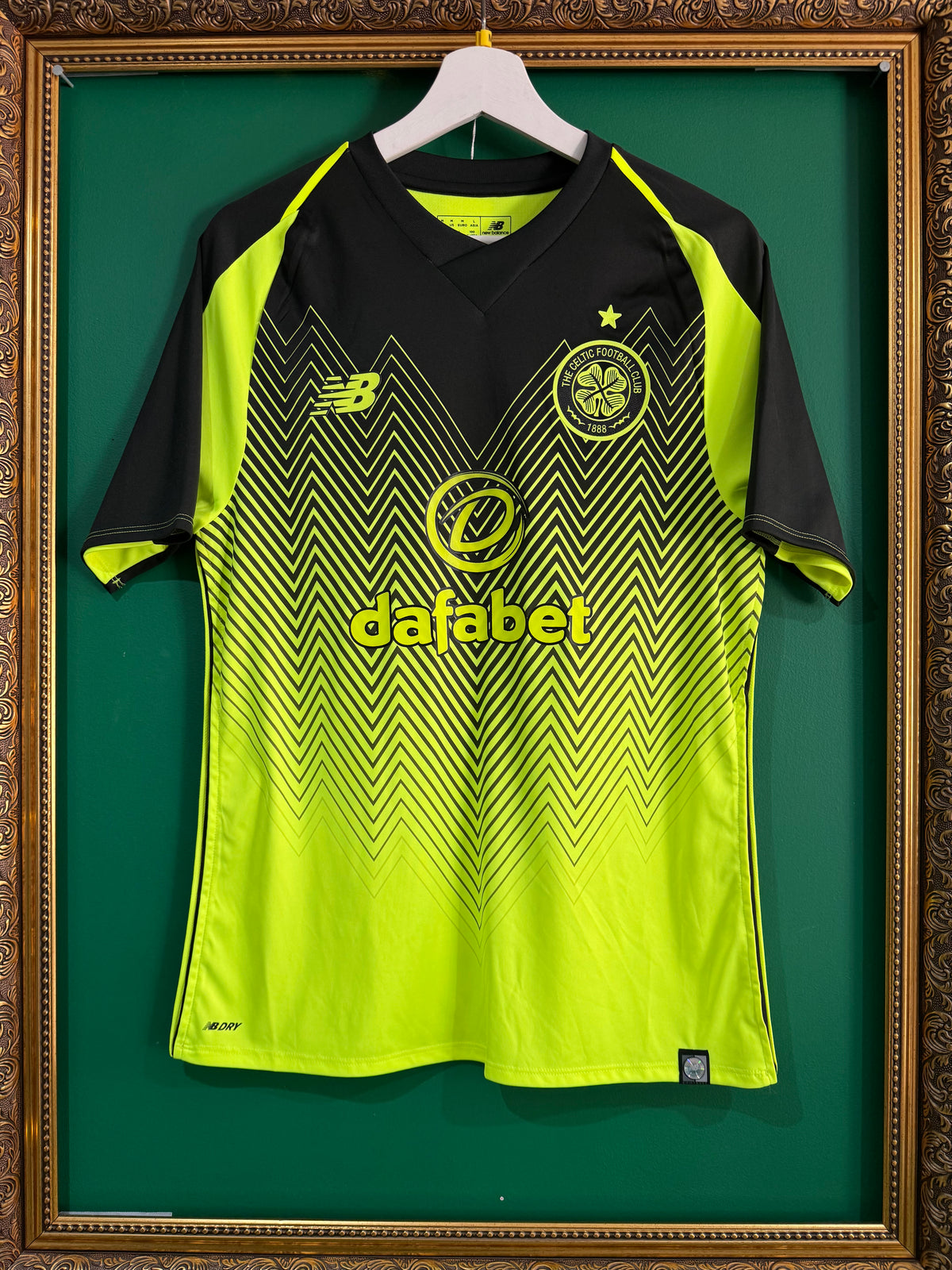 Celtic 2018/19 third elite match prepared shirt medium Allan 19