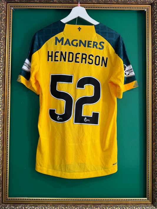 Celtic 2019/20 away shirt match prepared small Henderson 52