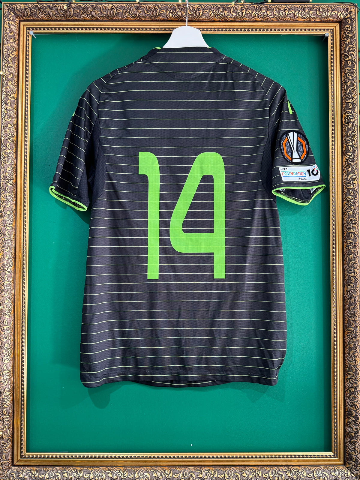 Celtic 2025/26 away elite European matchshirt small 14 (McCowan)