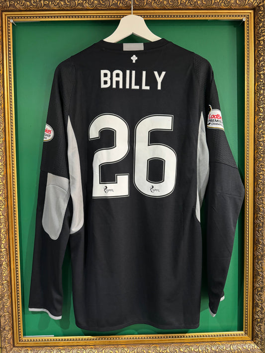 Celtic 2015/16 away goalkeeper shirt match prepared player spec large Bailly 26
