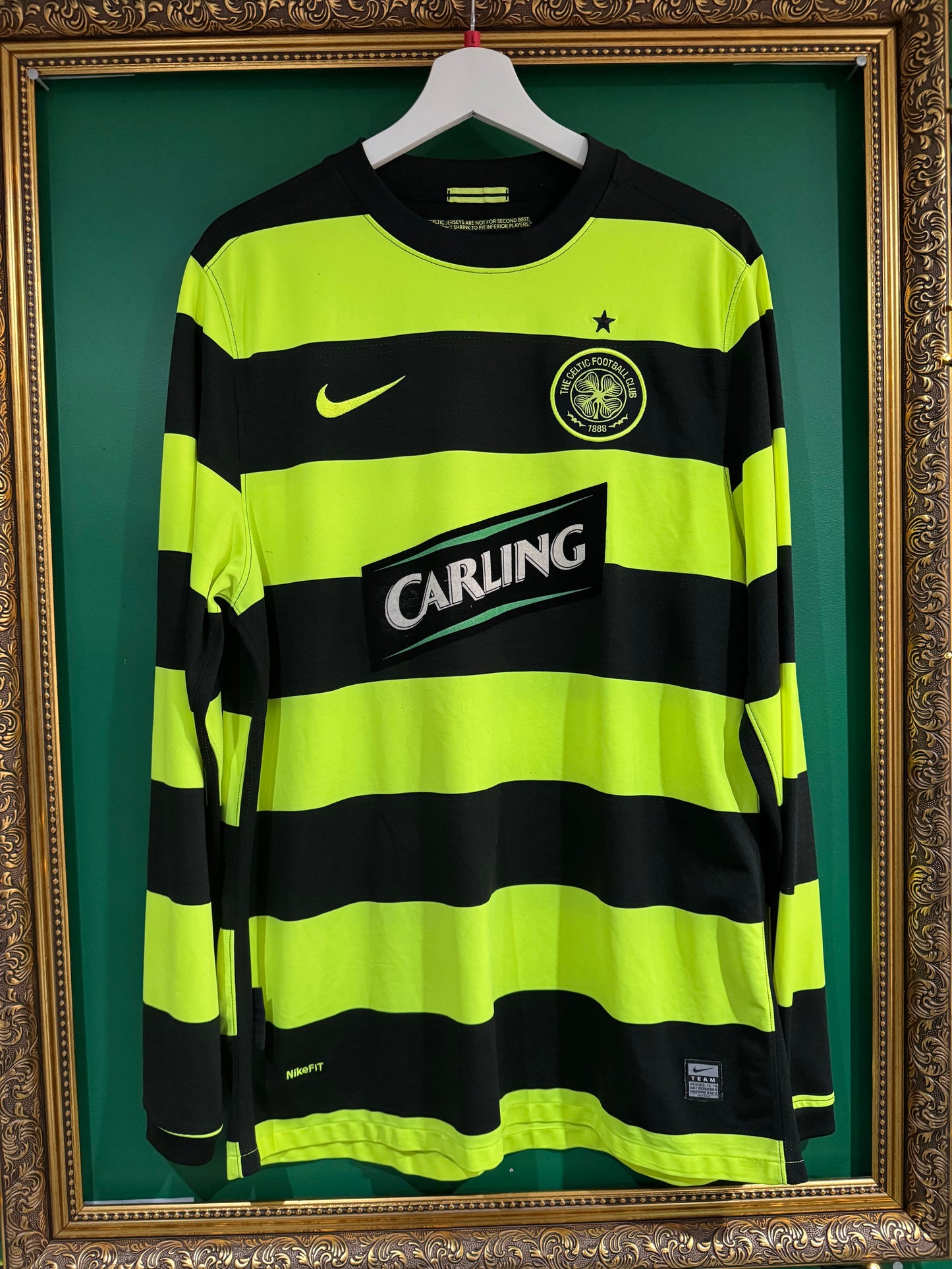 Celtic 2009/10 away shirt large Samaras 9