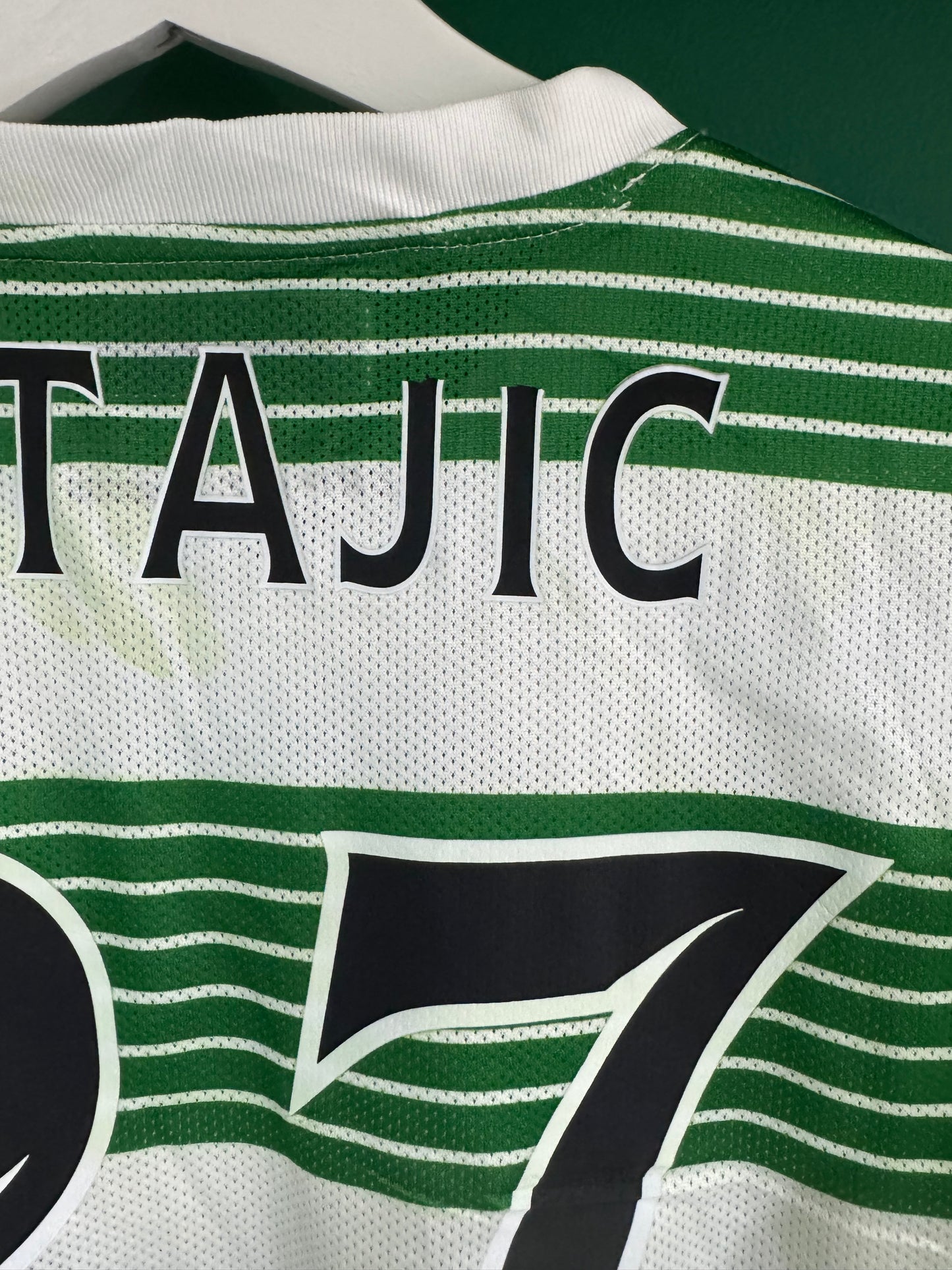 Celtic 2014/15 home shirt medium Atajic 37 match prepared player issue