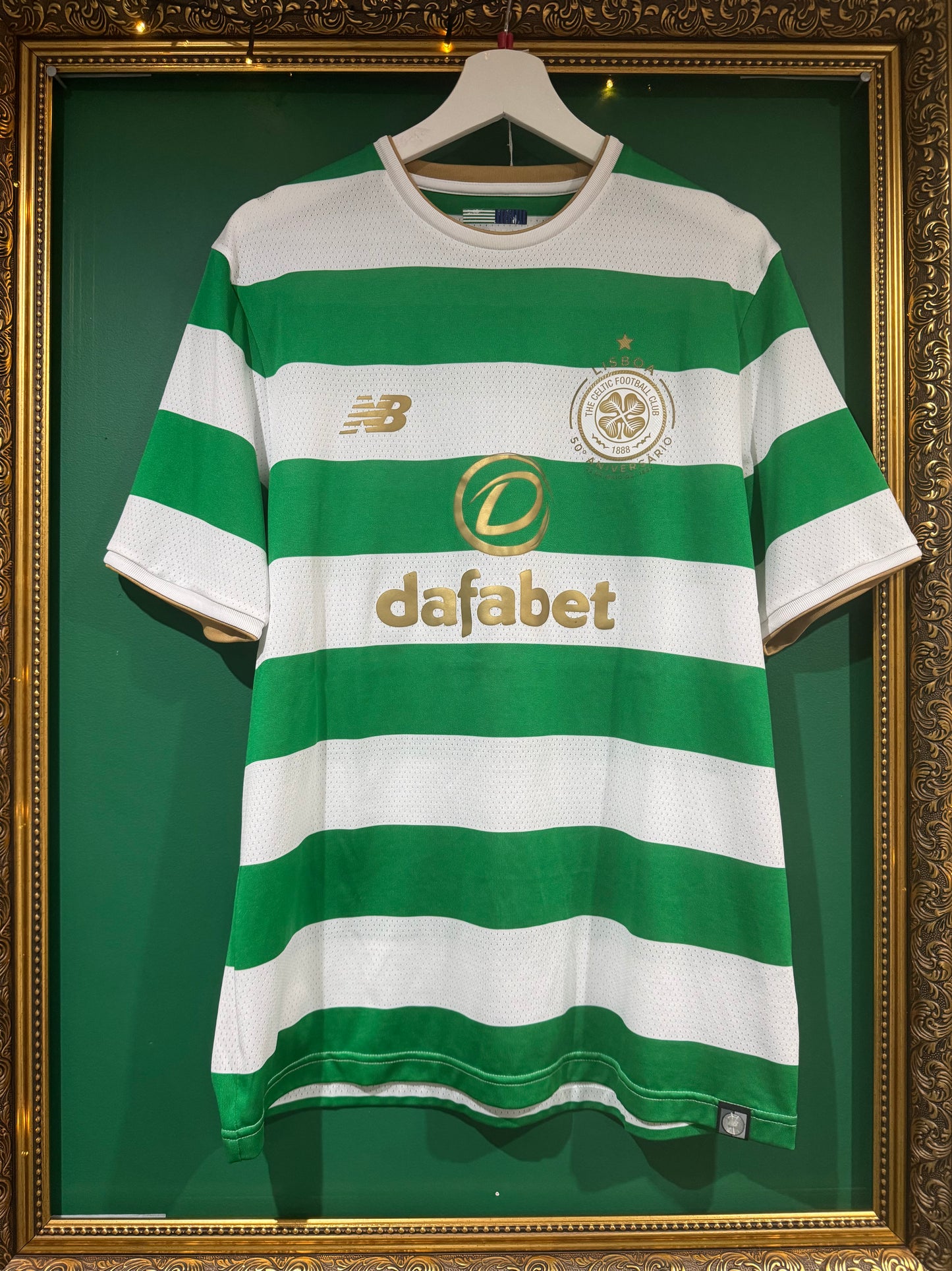 Celtic 2017/18 home shirt large Tierney 63