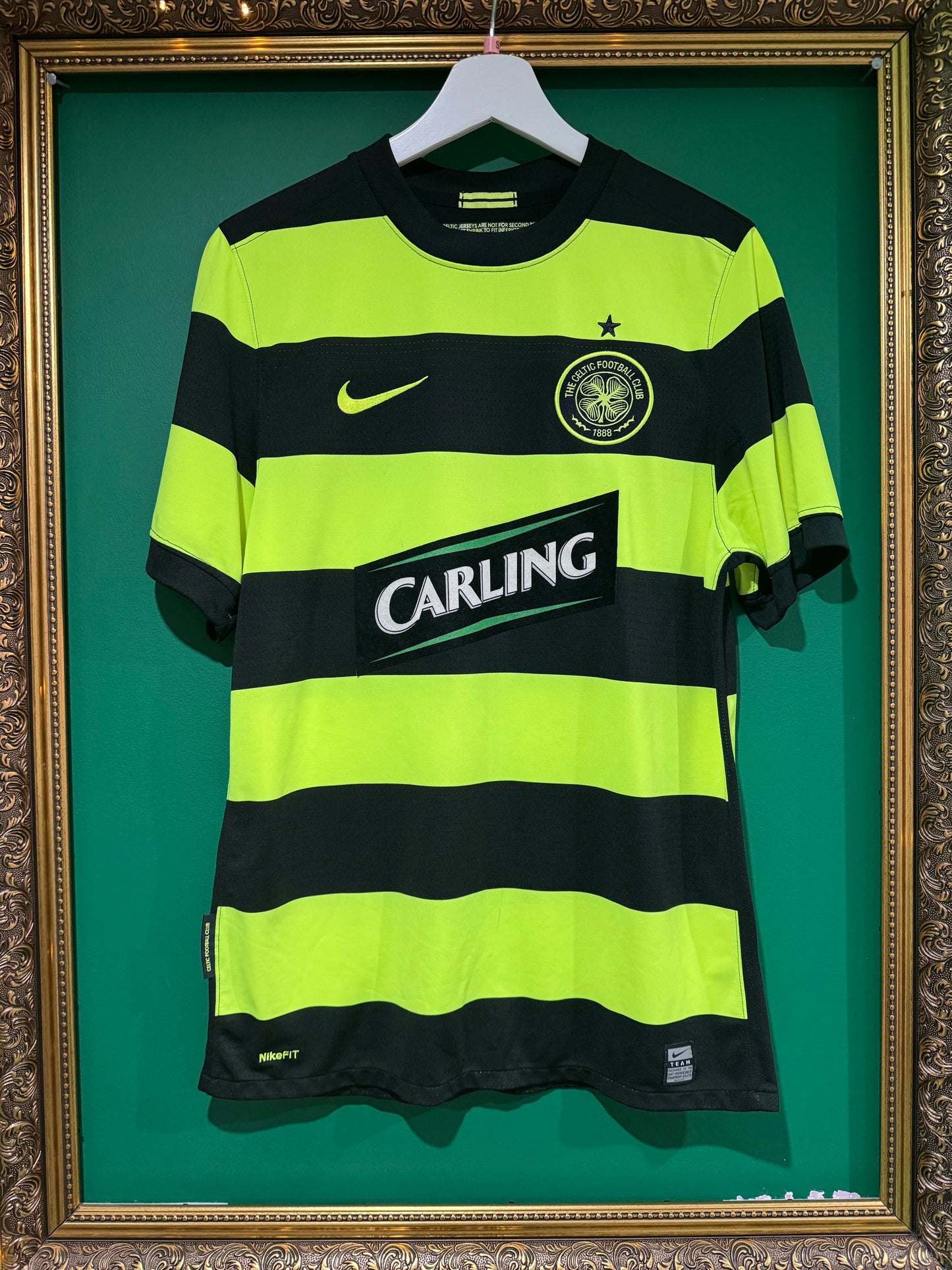 Celtic 2009/10 away shirt small McGeady 46