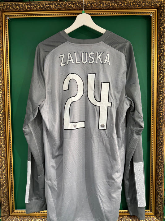 Celtic 2013/14 goalkeeper shirt xlarge Zaluska 24 player issue