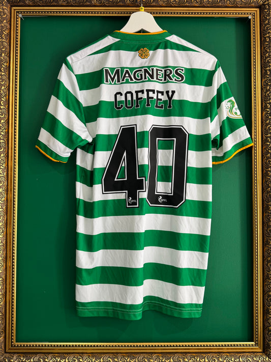 Celtic 2020/21 home shirt match prepared medium Coffey 40