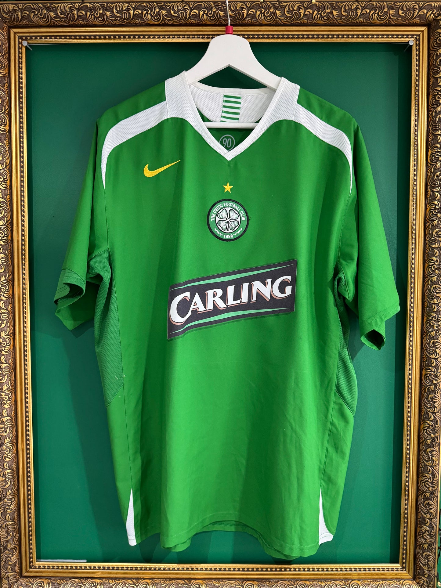 Celtic 2005/06 away shirt large Balde 6