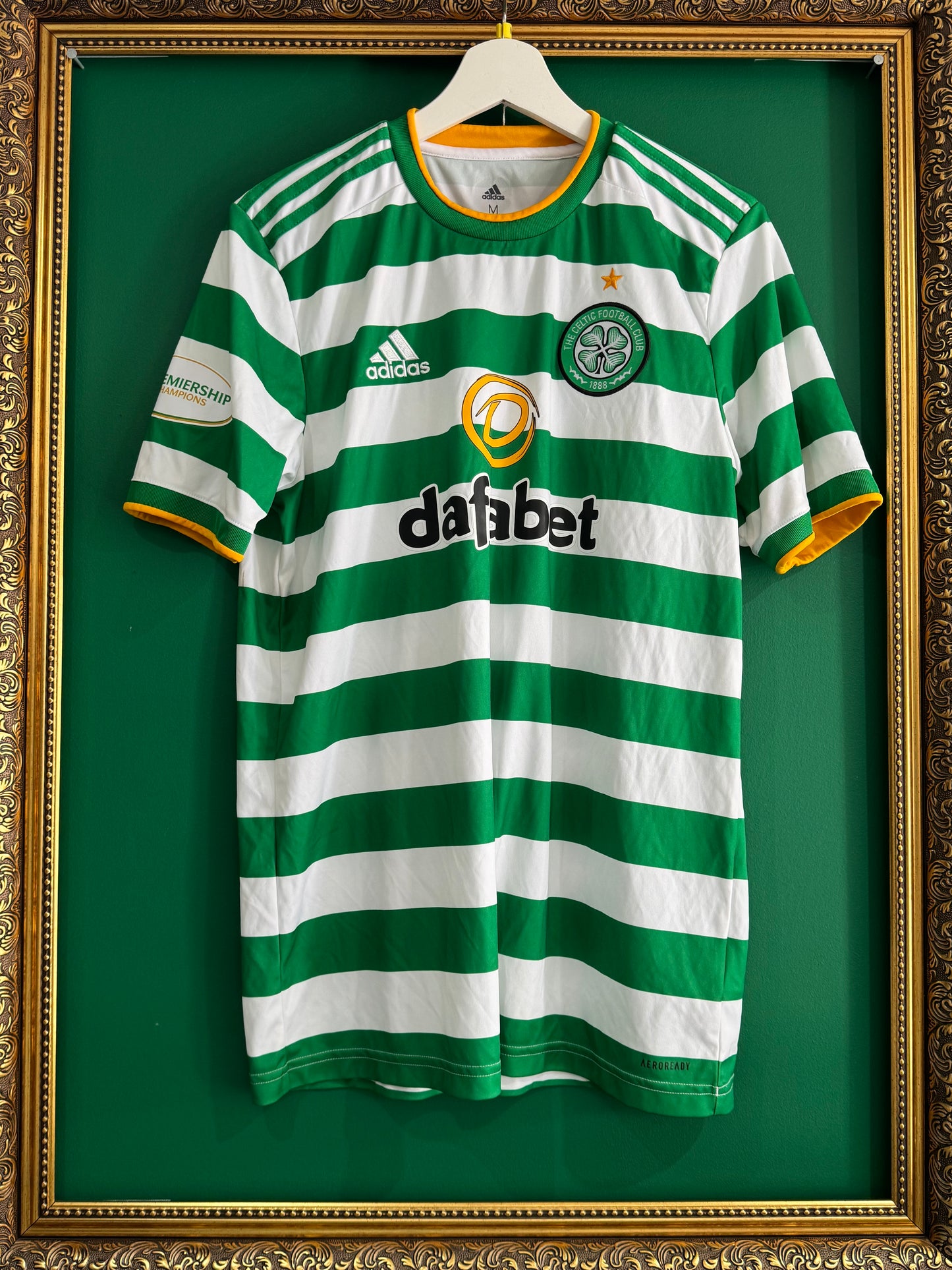 Celtic 2020/21 home shirt match prepared medium Coffey 40