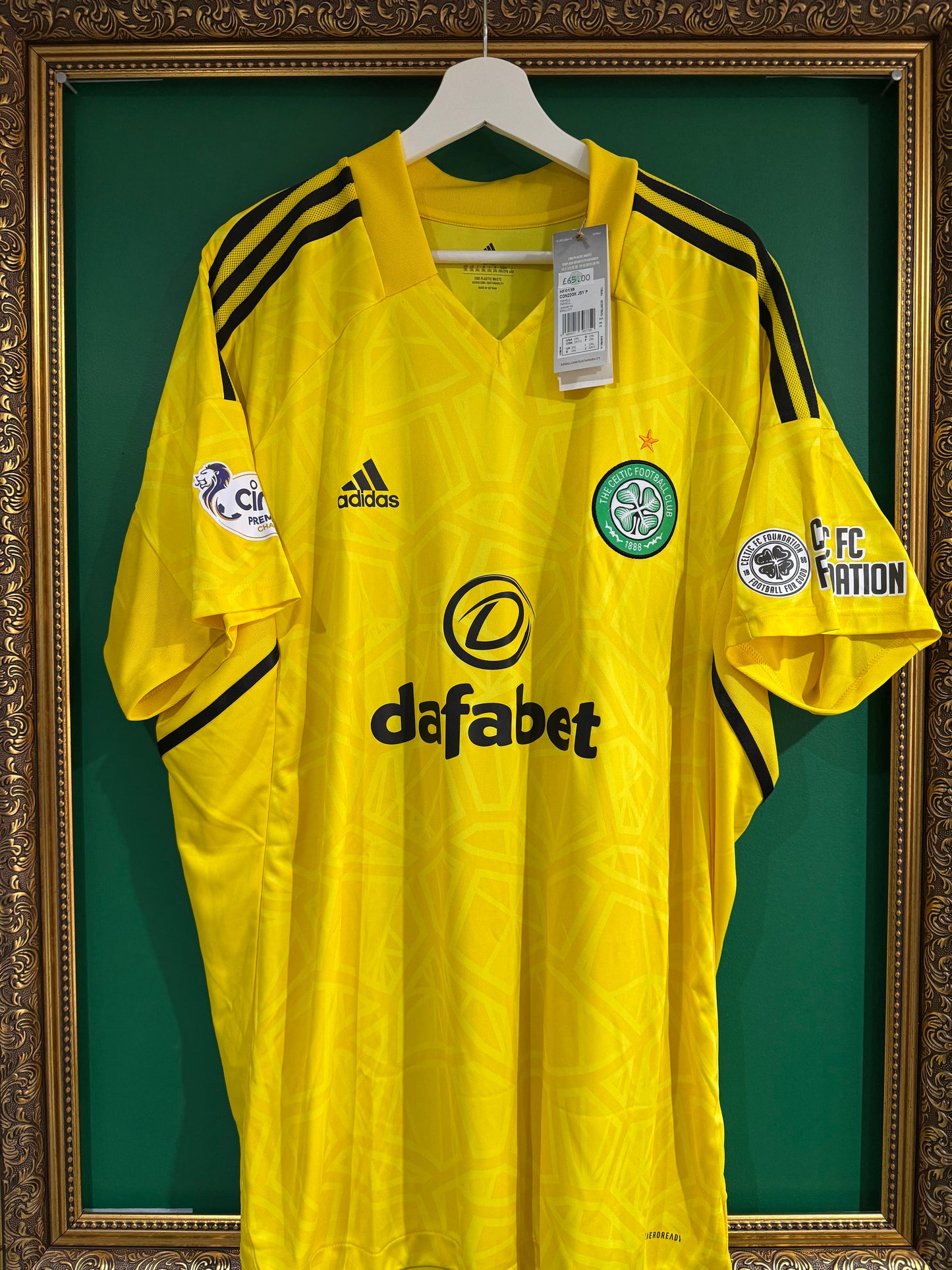 Celtic 2022/23 away goalkeeper shirt xxl BNWT Hart 1