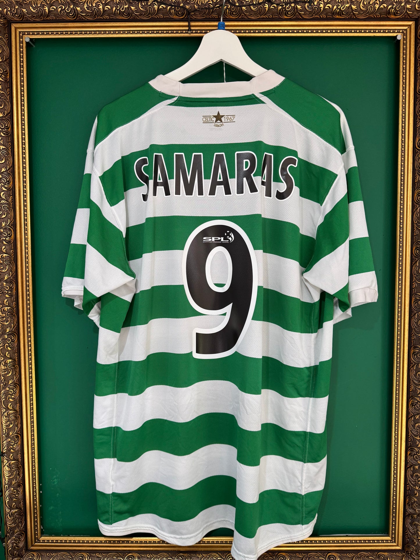 Celtic 2007/08 home xxlarge Samaras 9